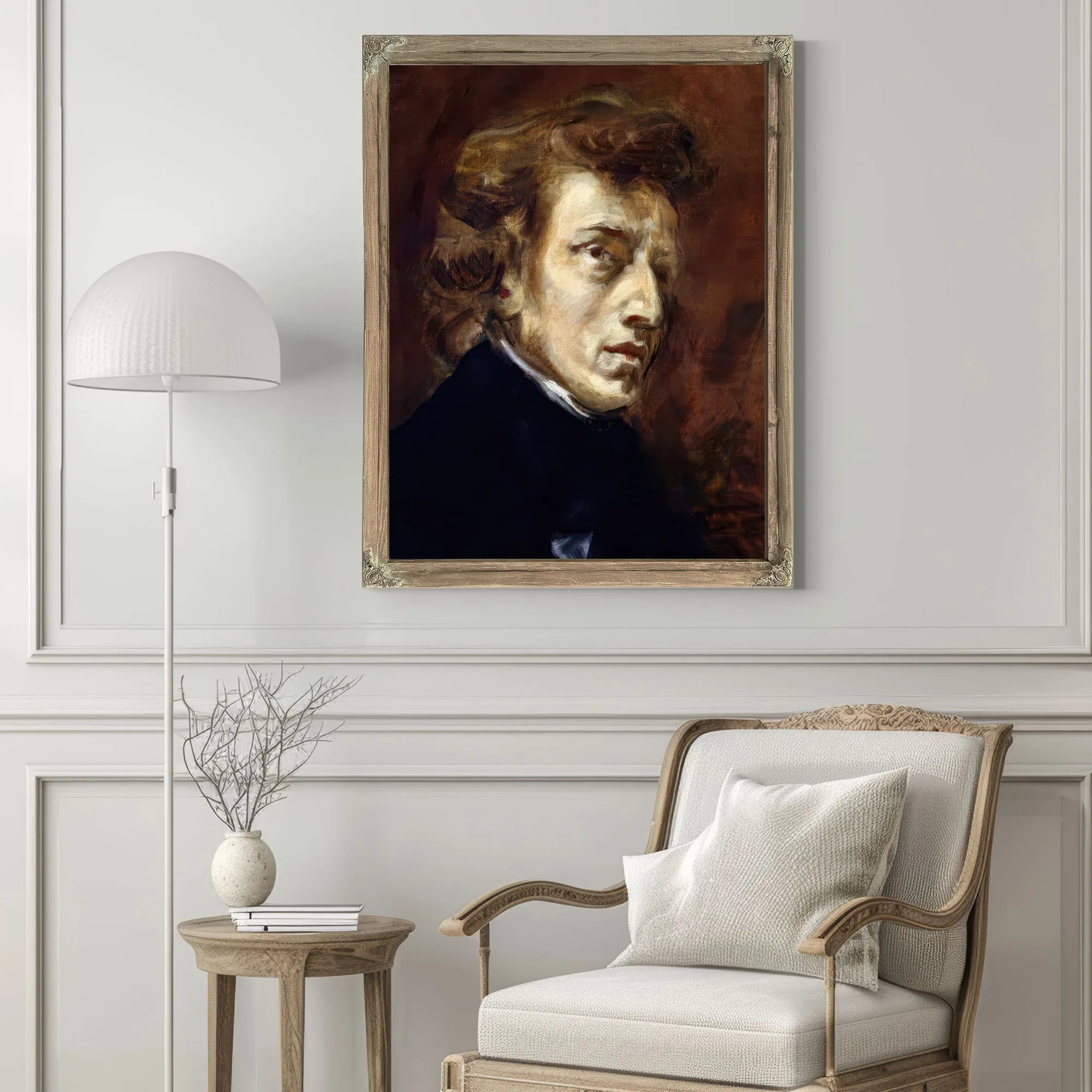 Frederic Chopin (1810 49) By Ferdinand Victor Eugene Delacroix Fine Art Print