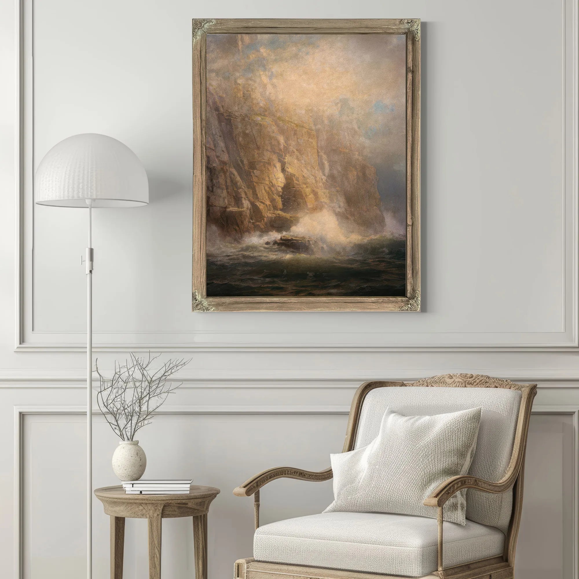 Lands End, Cornwall By William Trost Richards Fine Art Print