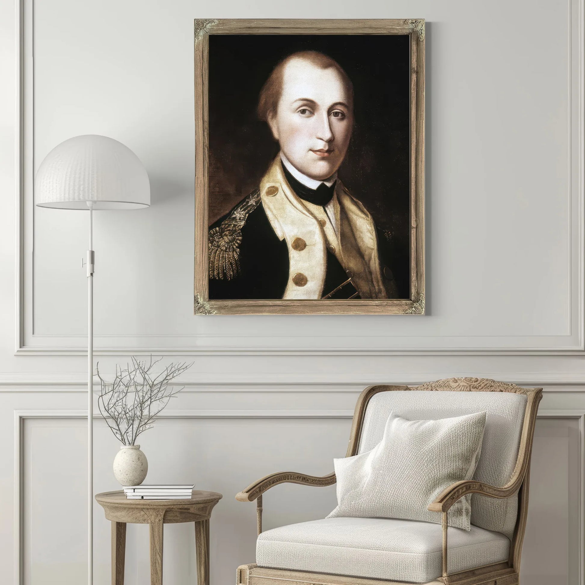 Portrait Of Marquis De Lafayette By Charles Willson Peale Fine Art Print
