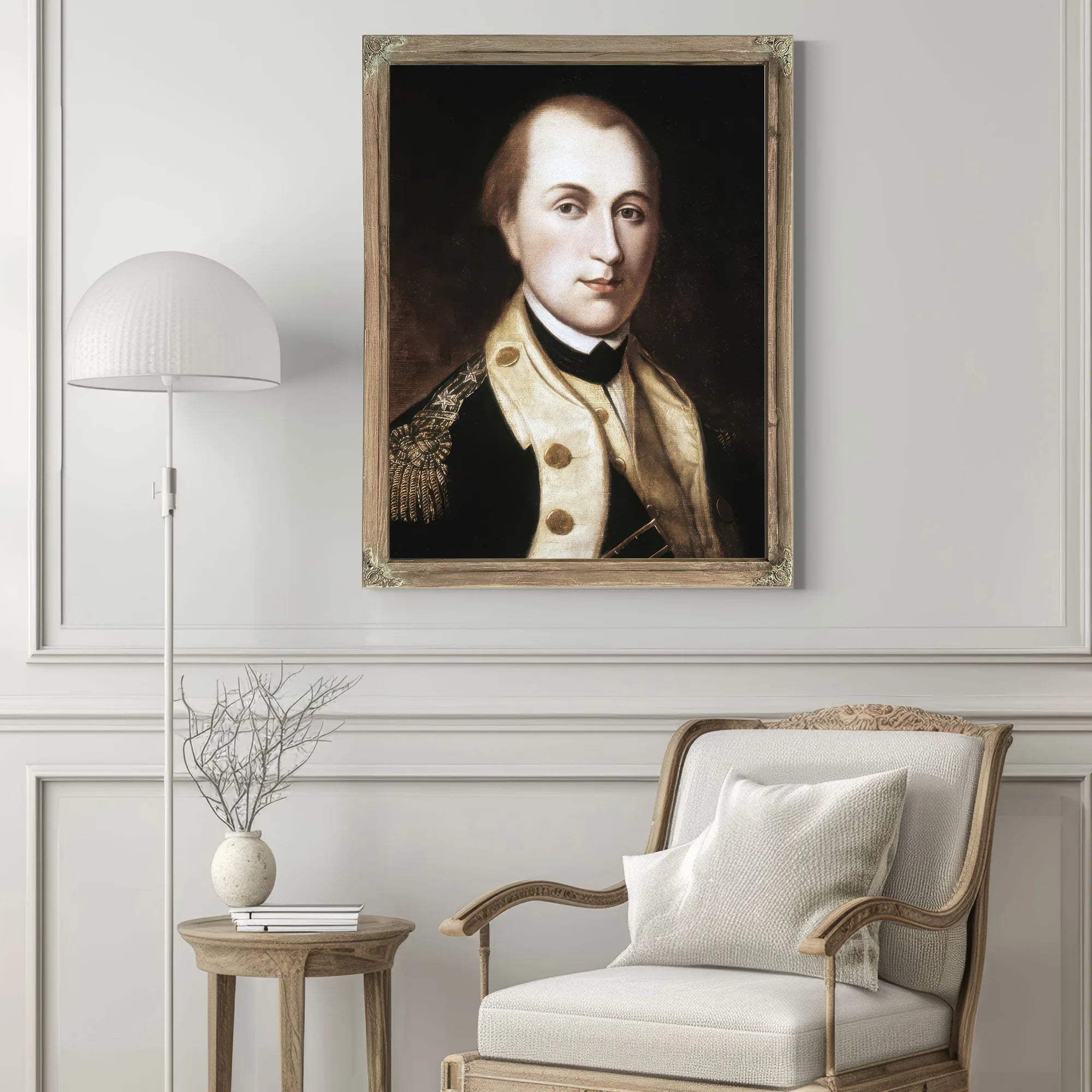 Portrait Of Marquis De Lafayette By Charles Willson Peale Fine Art Print