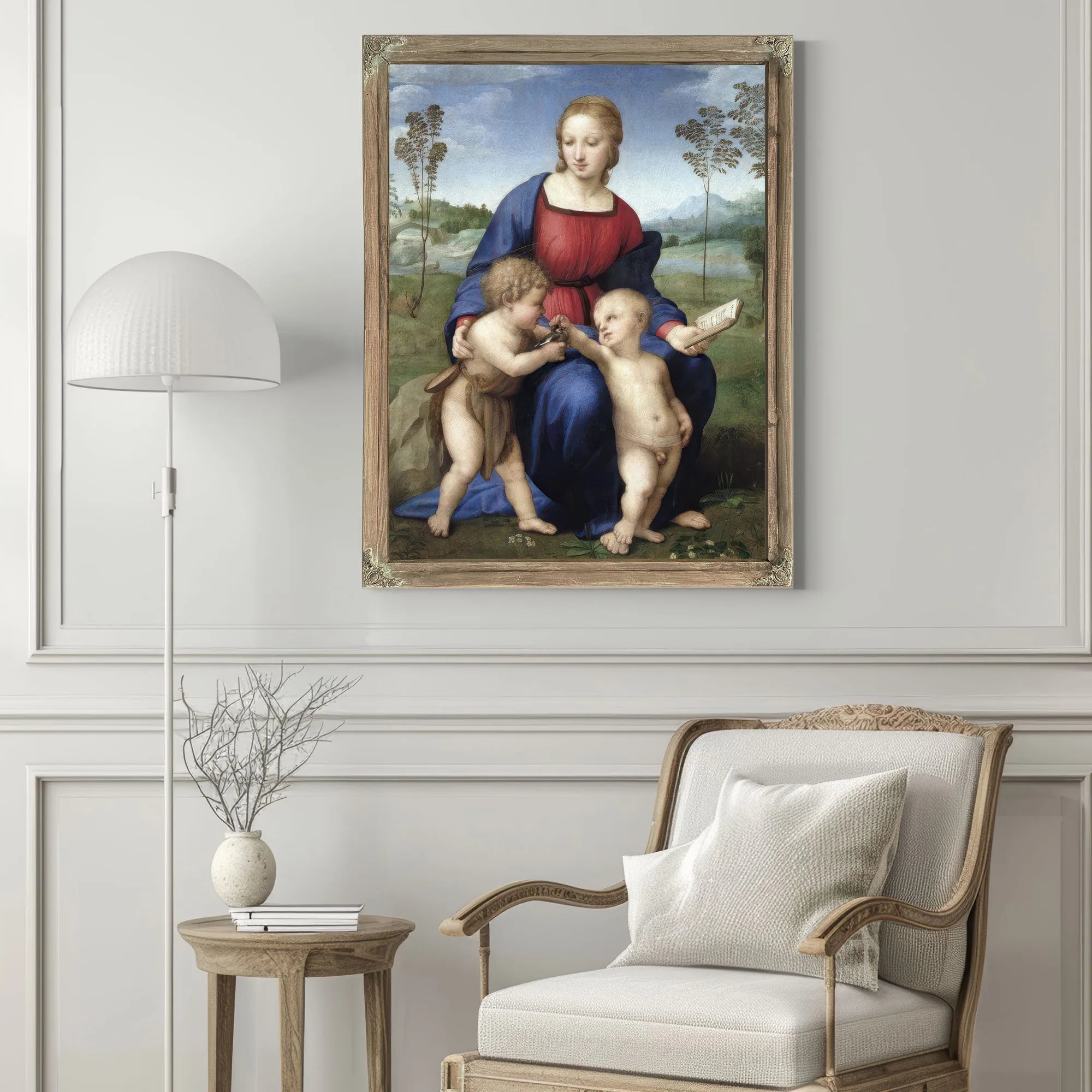 Madonna Del Cardellino (Madonna Of The Goldfinch) By Raphael Fine Art Print