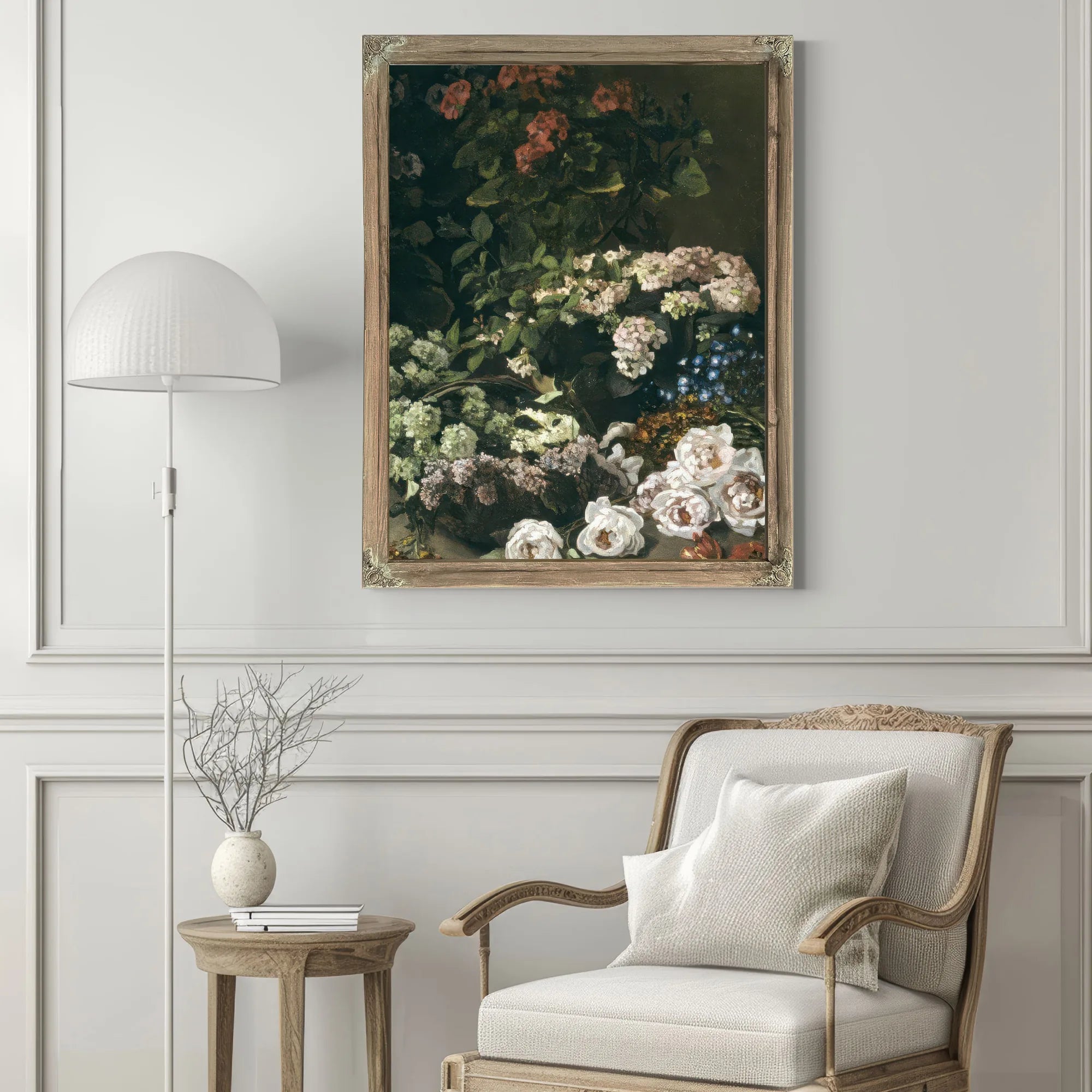 Spring Flowers By Claude Monet Fine Art Print