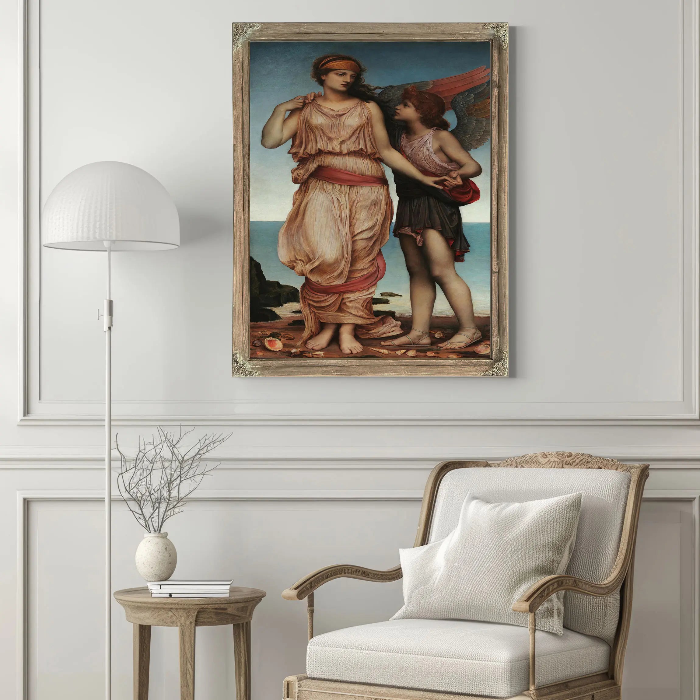 Venus And Cupid by Evelyn De Morgan