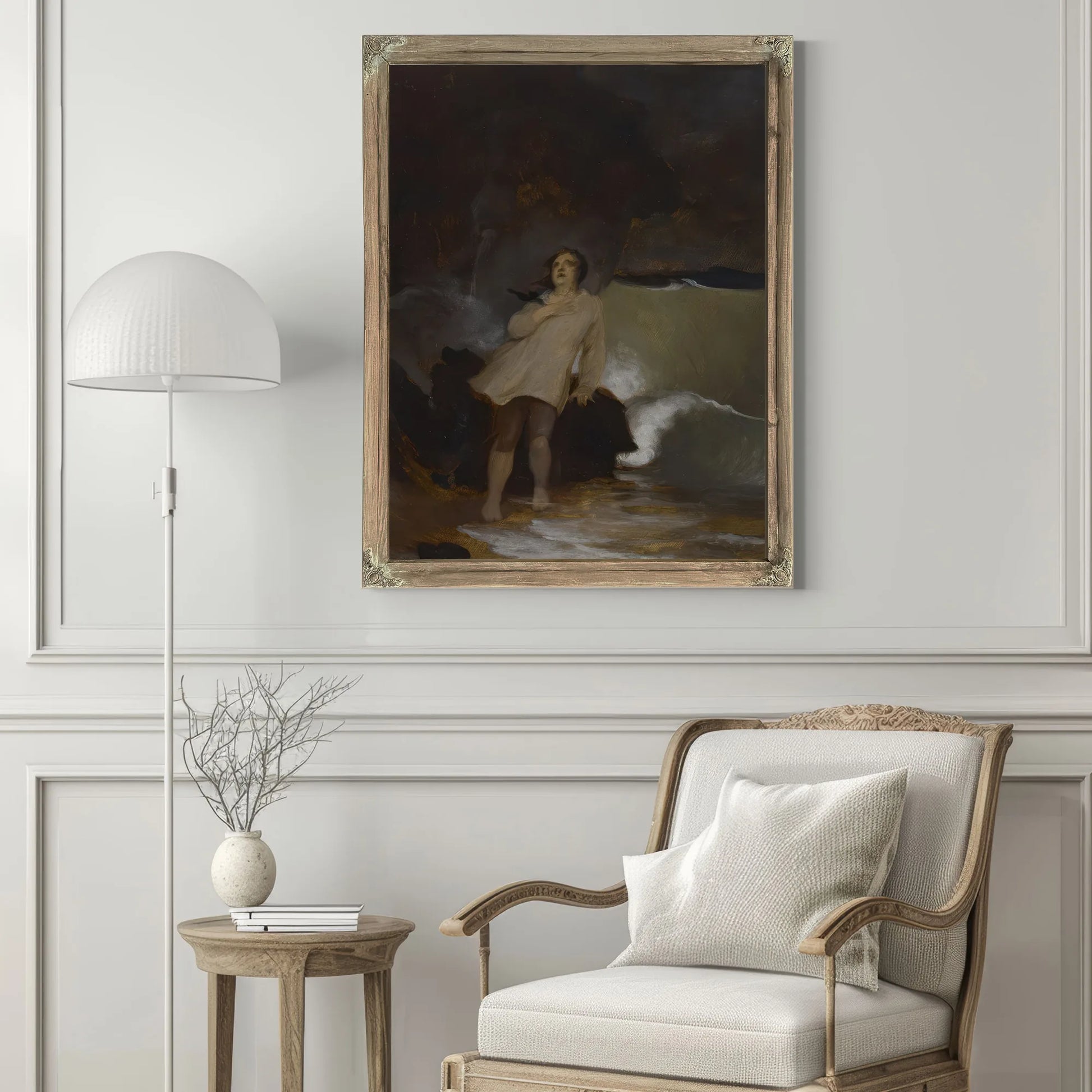 The Shipwreck Of Robinson Crusoe By Thomas Sully Fine Art Print