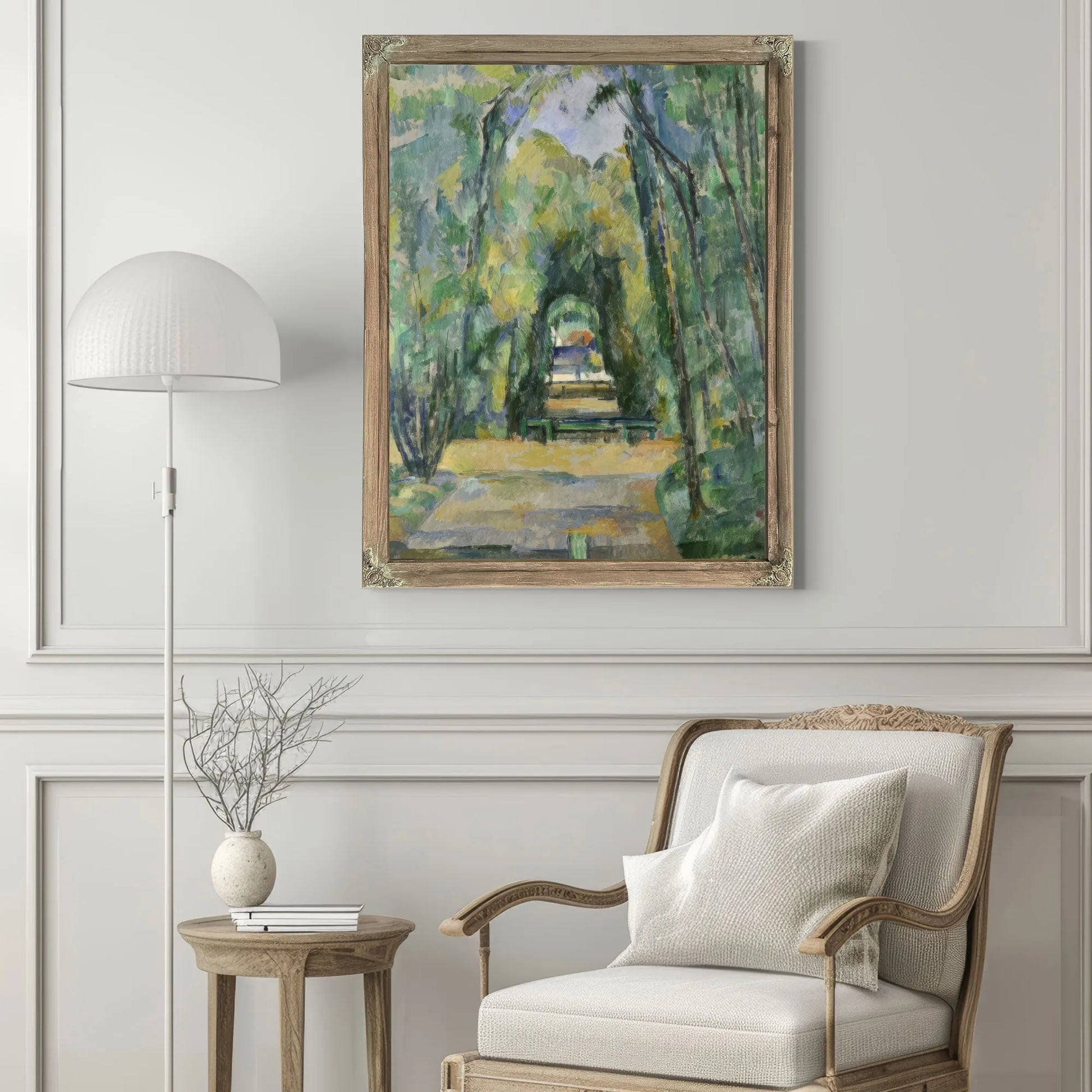 Avenue At Chantilly By Paul Cezanne Fine Art Print