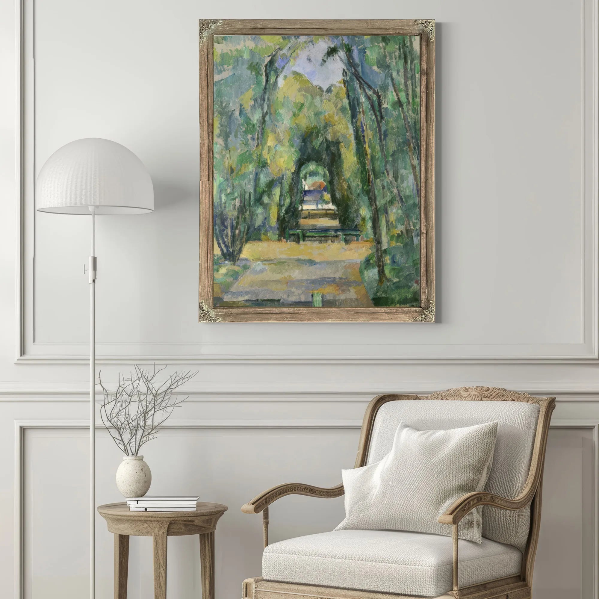 Avenue At Chantilly By Paul Cezanne Fine Art Print