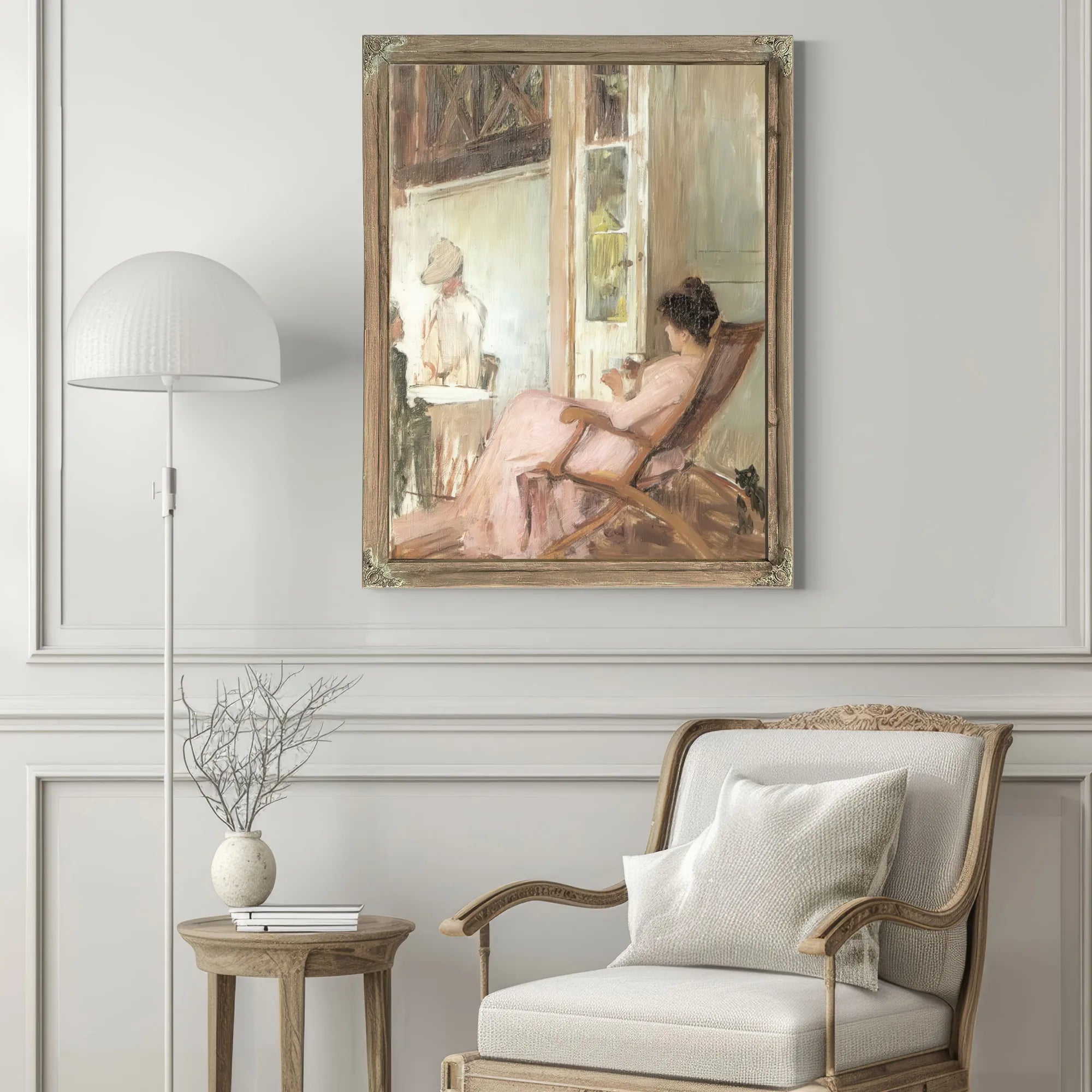 The Loggia By John Waterhouse Fine Art Print