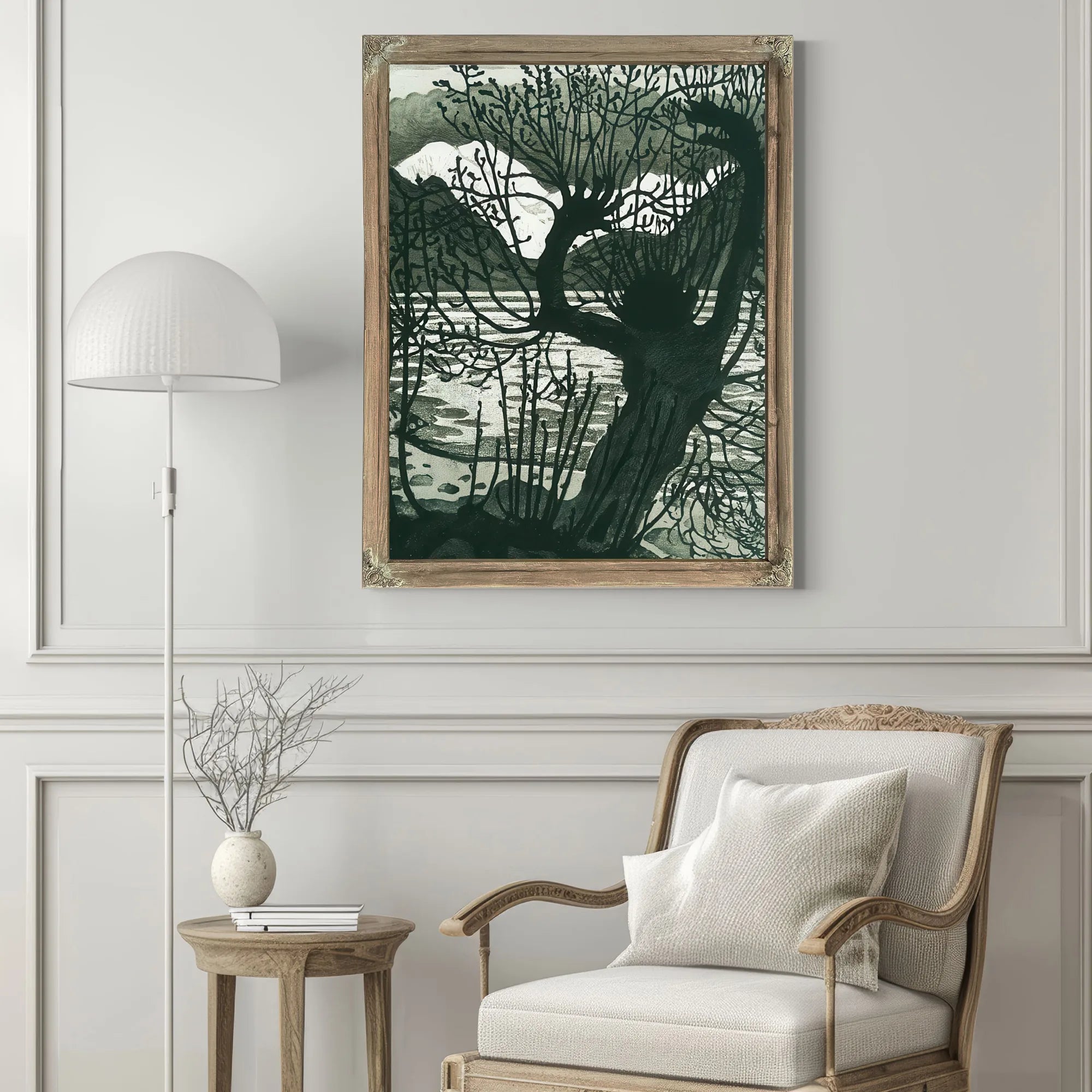 Spring Night And Willow 3 By Nicolai Astrup Fine Art Print