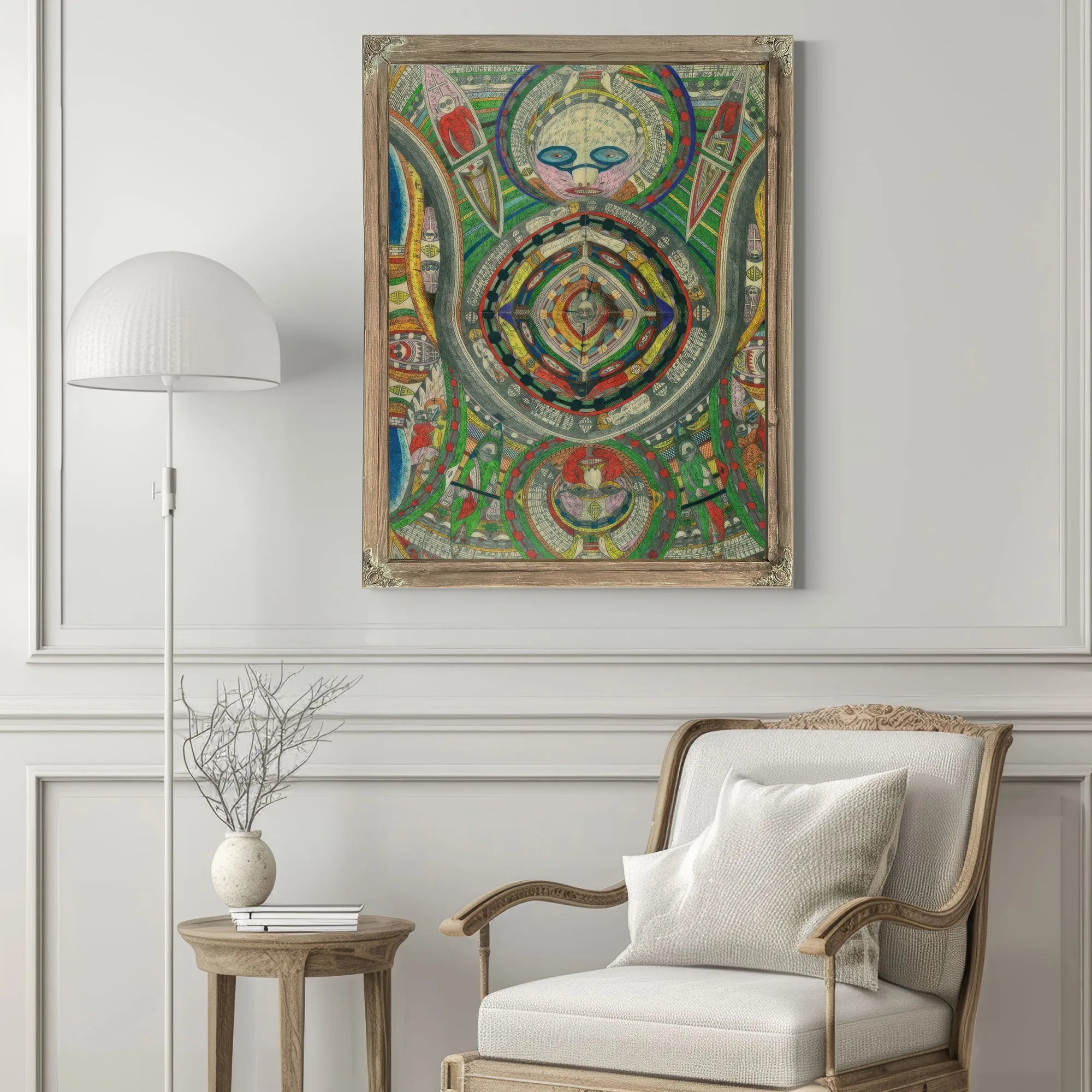 Giant City Band Wald Hall 1911 By Adolf Wolfli Fine Art Print