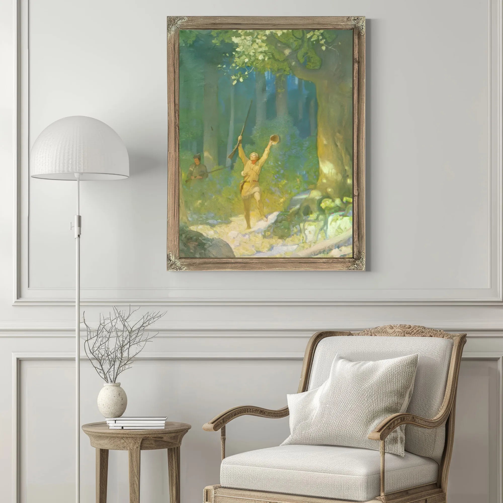 Emerging Into An Opening By NC Wyeth Fine Art Print