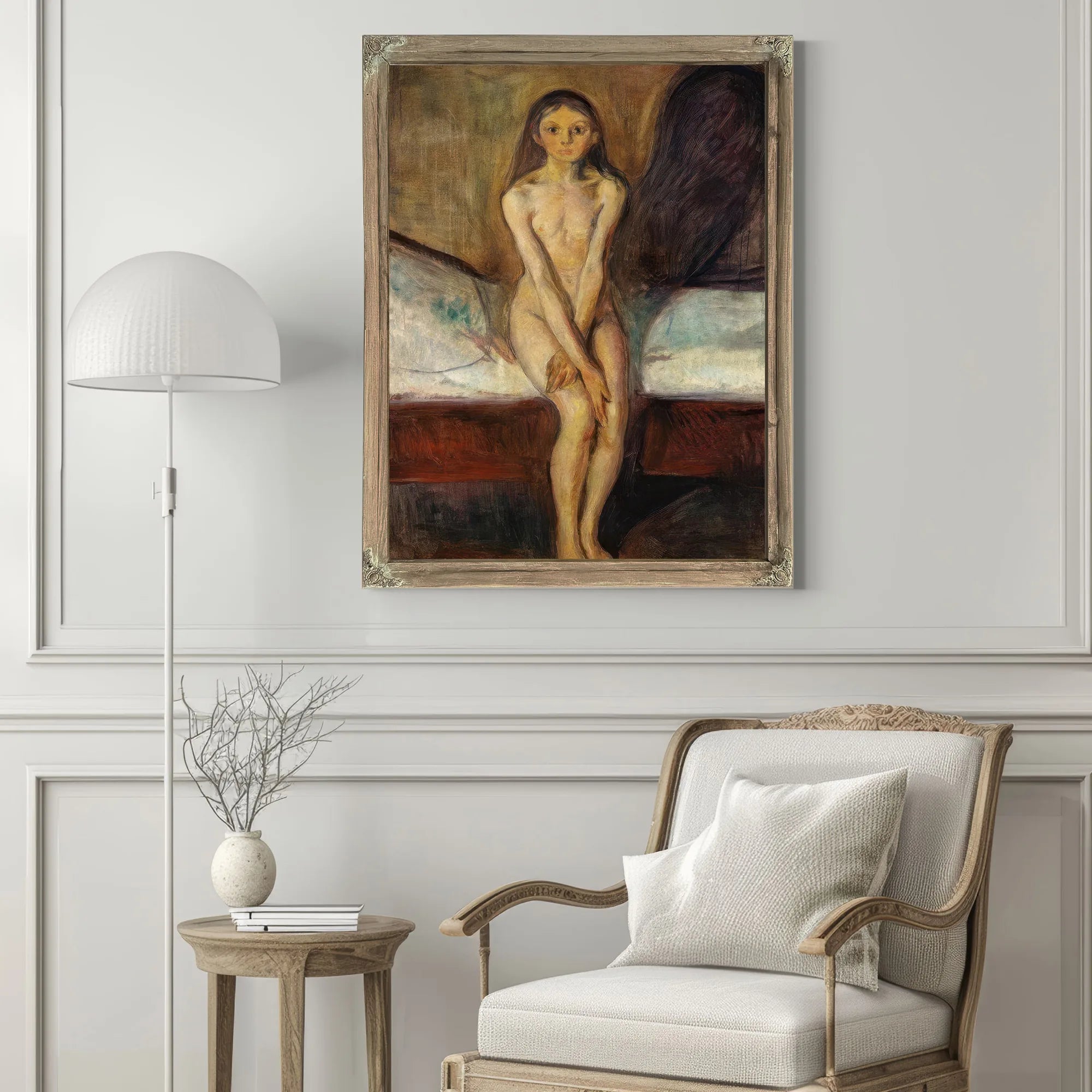 Puberty 1895 By Edvard Munch Fine Art Print