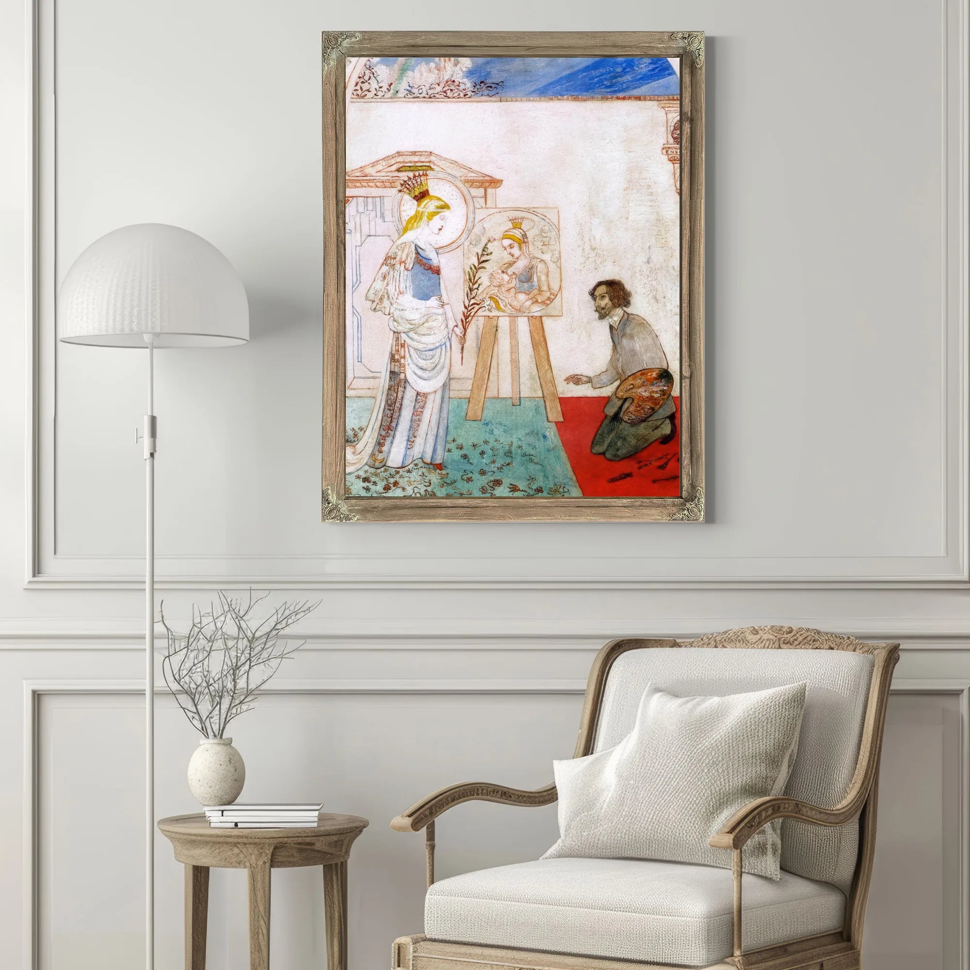 The Virgin Of Consolation By James Ensor Fine Art Print