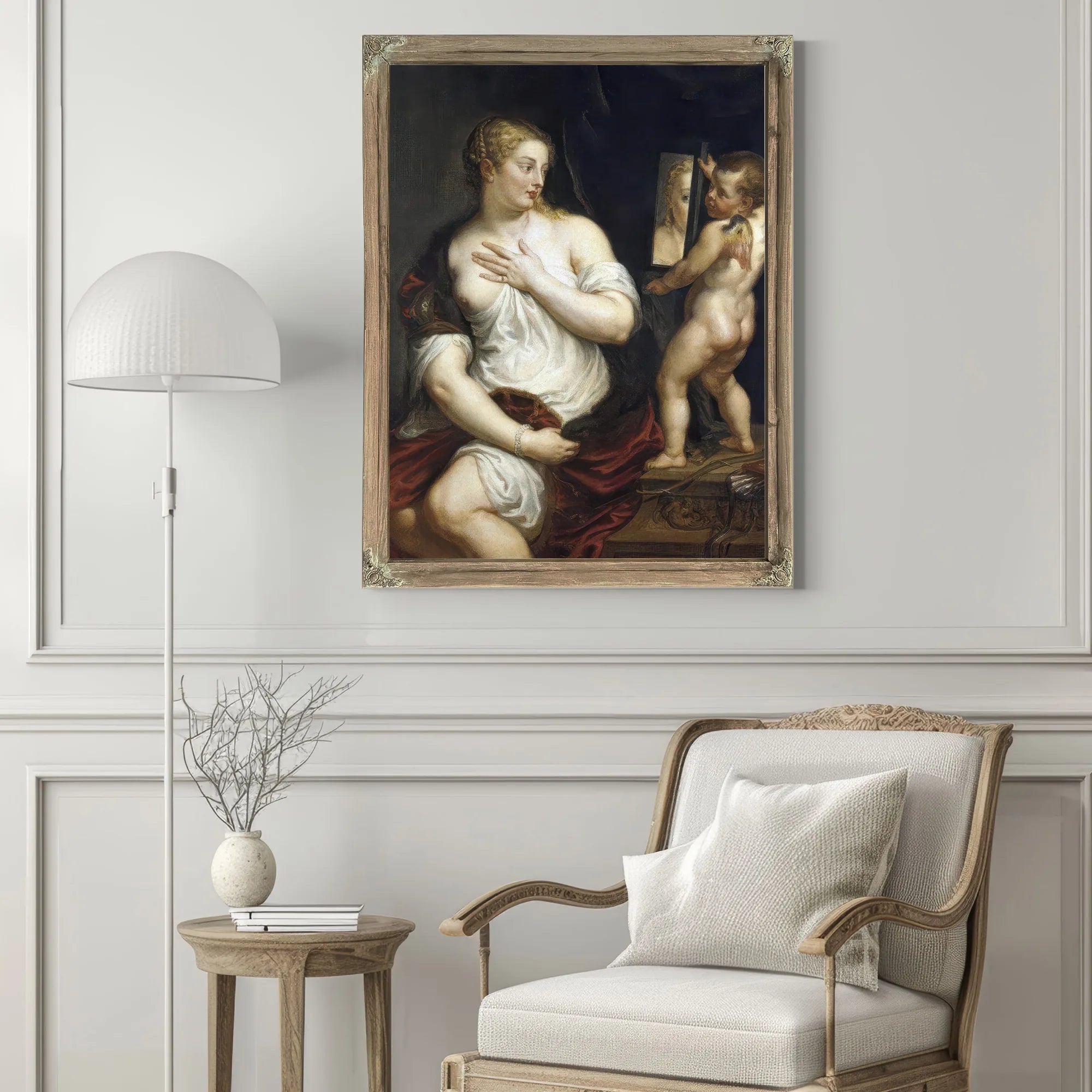 Venus And Cupid By Peter Paul Rubens Fine Art Print