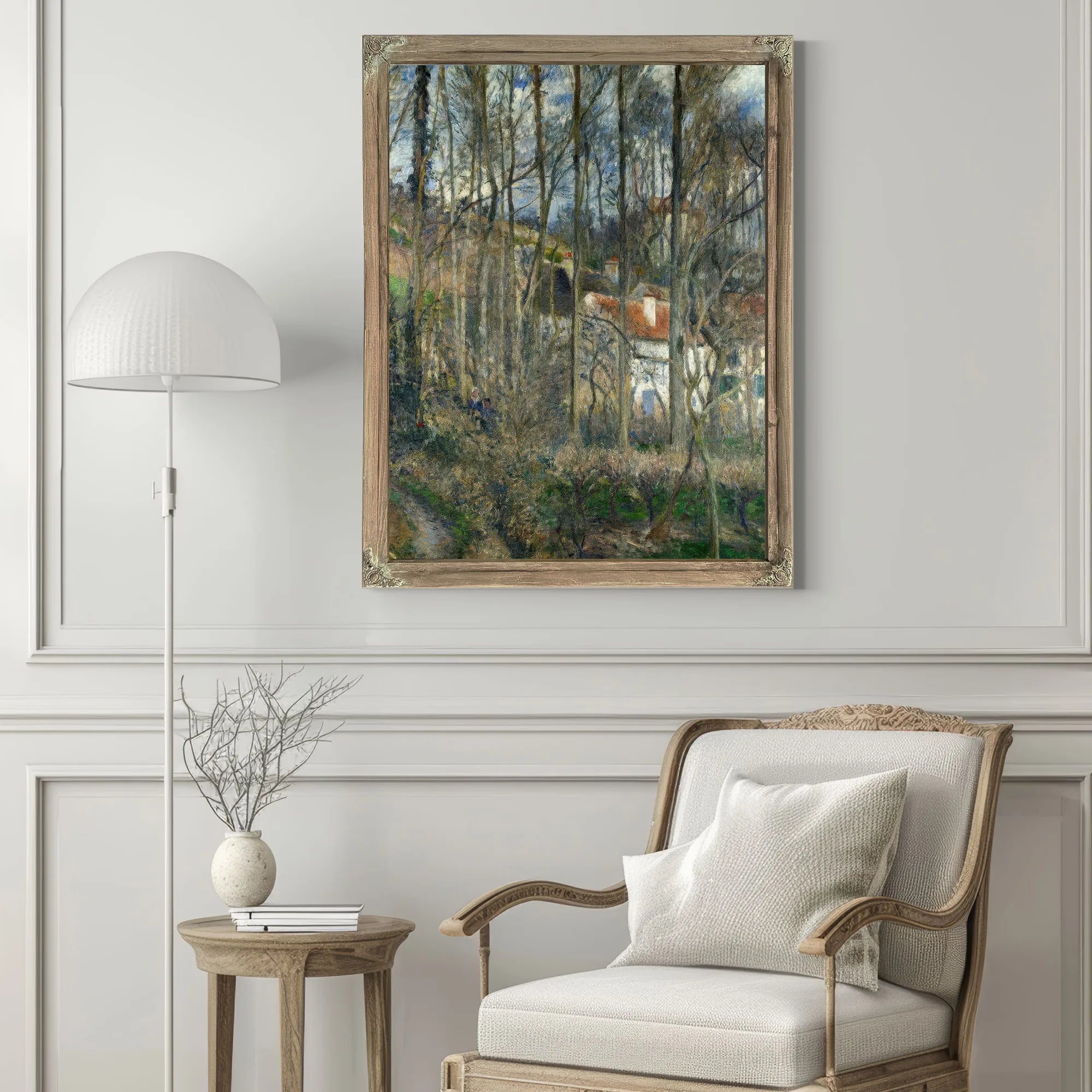 The Cote Des Boeufs At L Hermitage By Camille Pissarro Fine Art Print