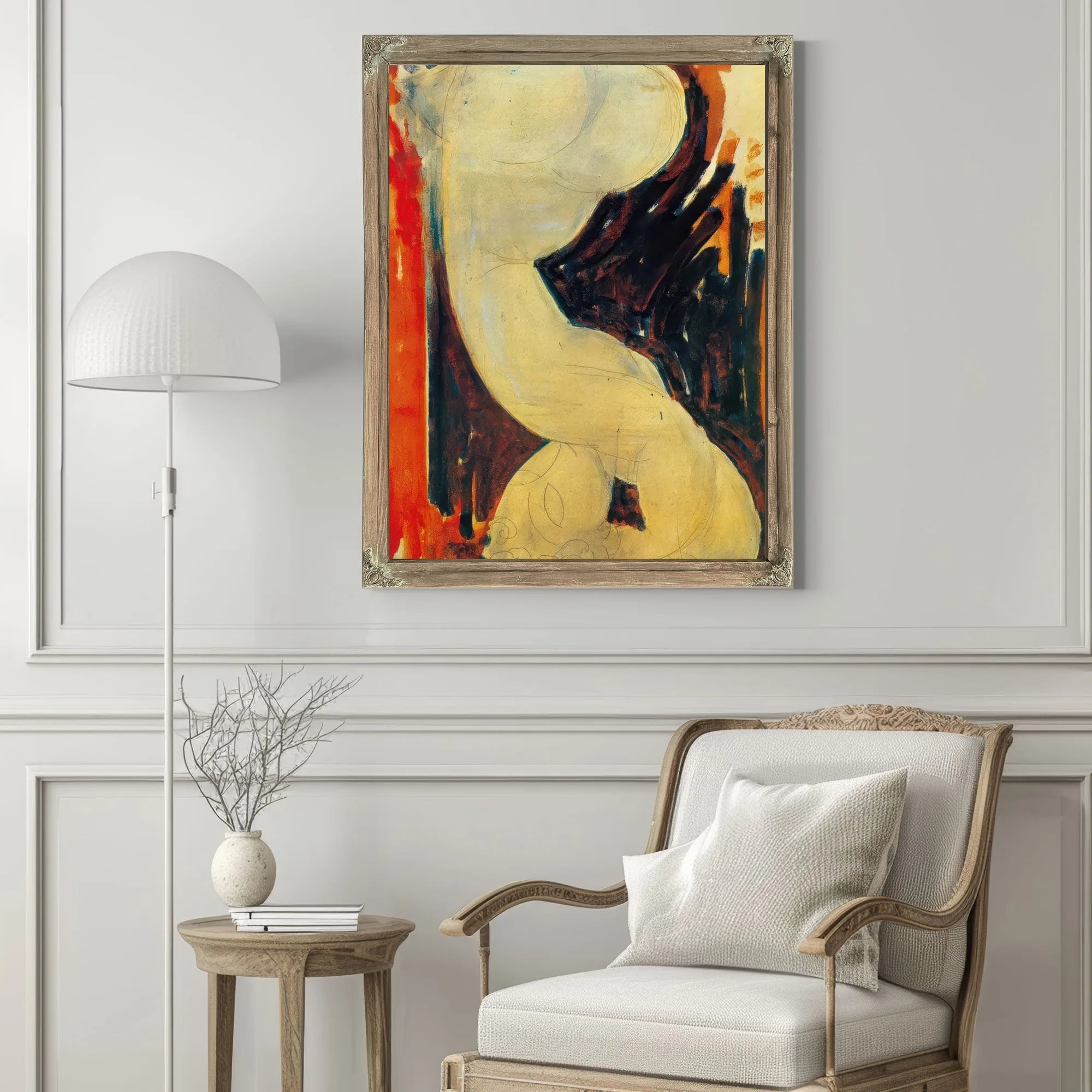 Caryatid 191314 By Amedeo Modigliani Fine Art Print