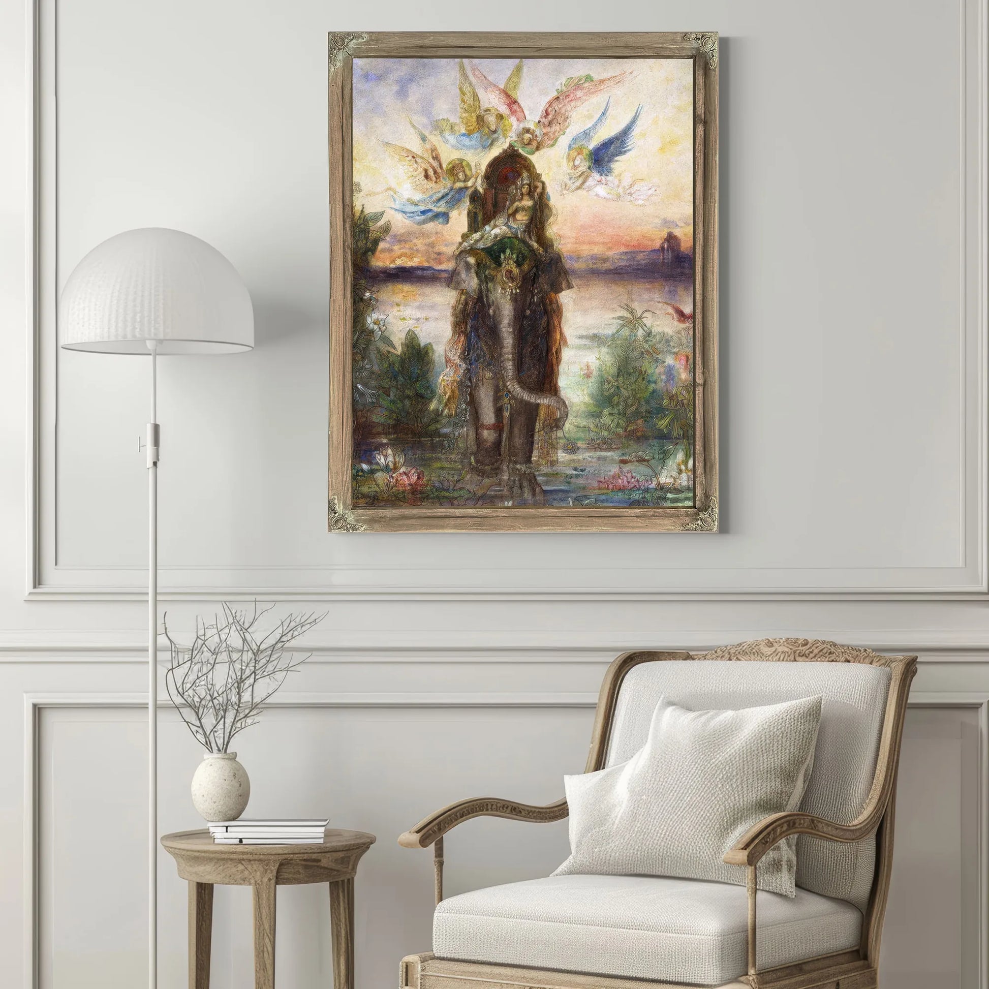 The Sacred Elephant Peri 1882 By Gustave Moreau Fine Art Print