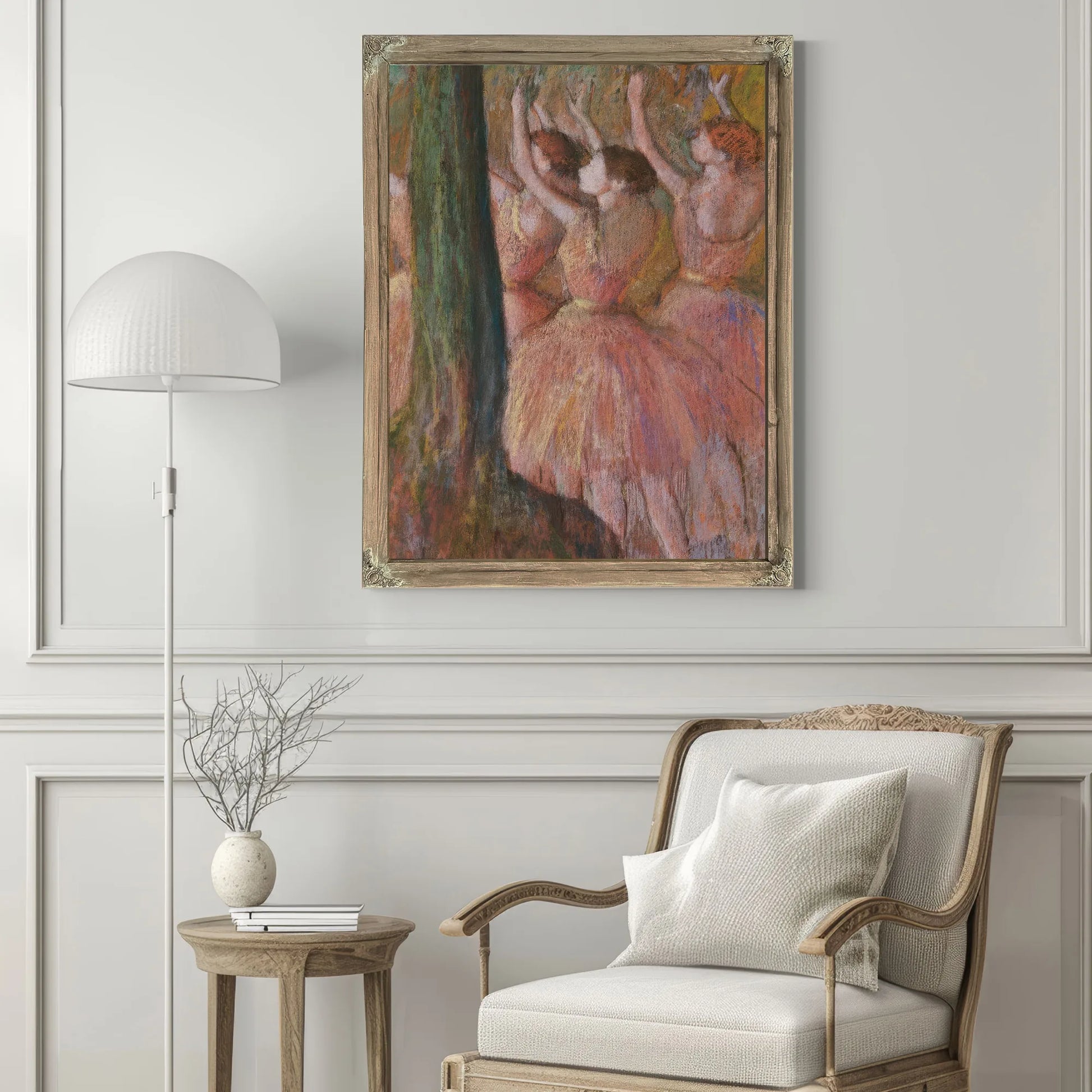 Dancers In Rose By Edgar Degas Fine Art Print