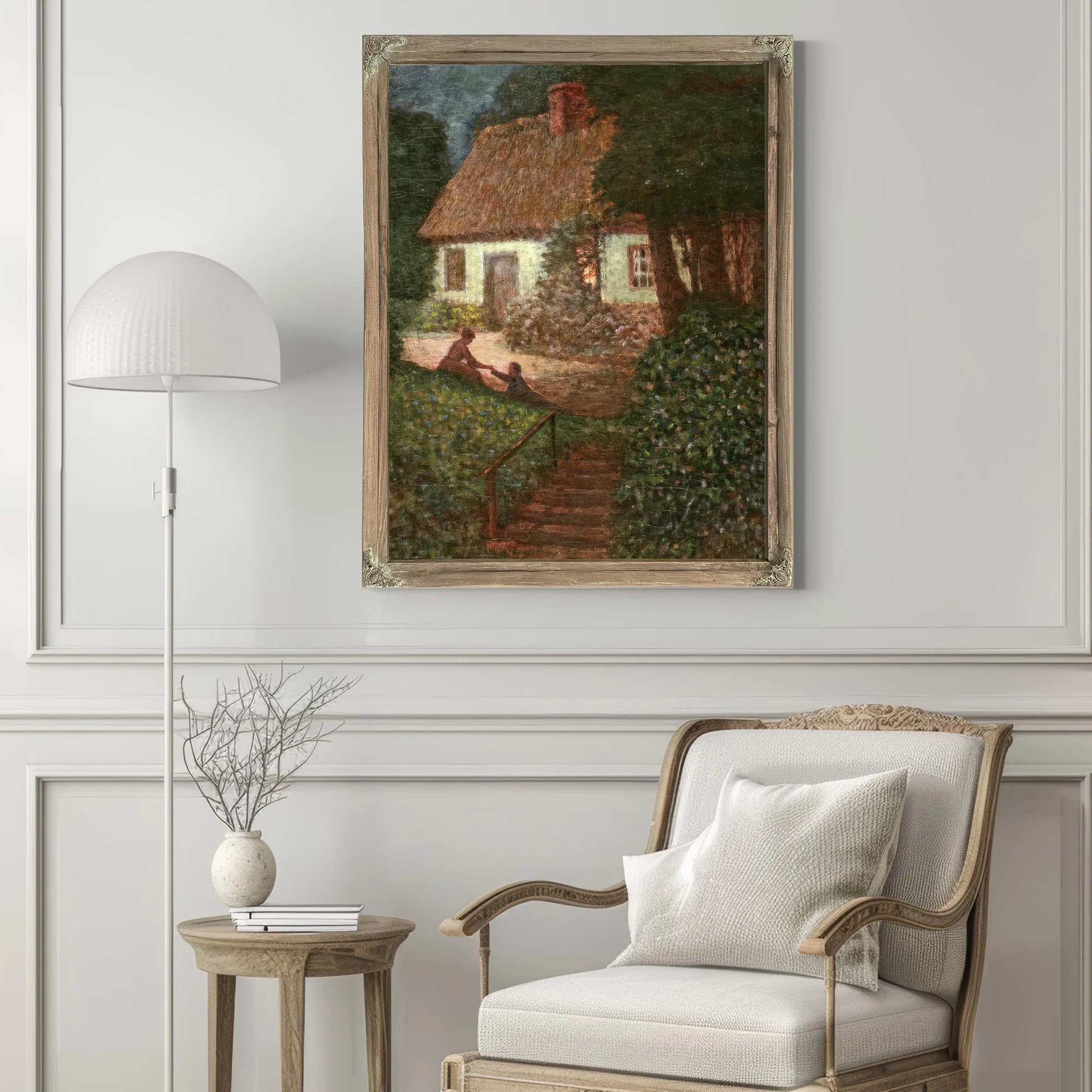 An Evening Proposal By Louis Aston Knight Fine Art Print