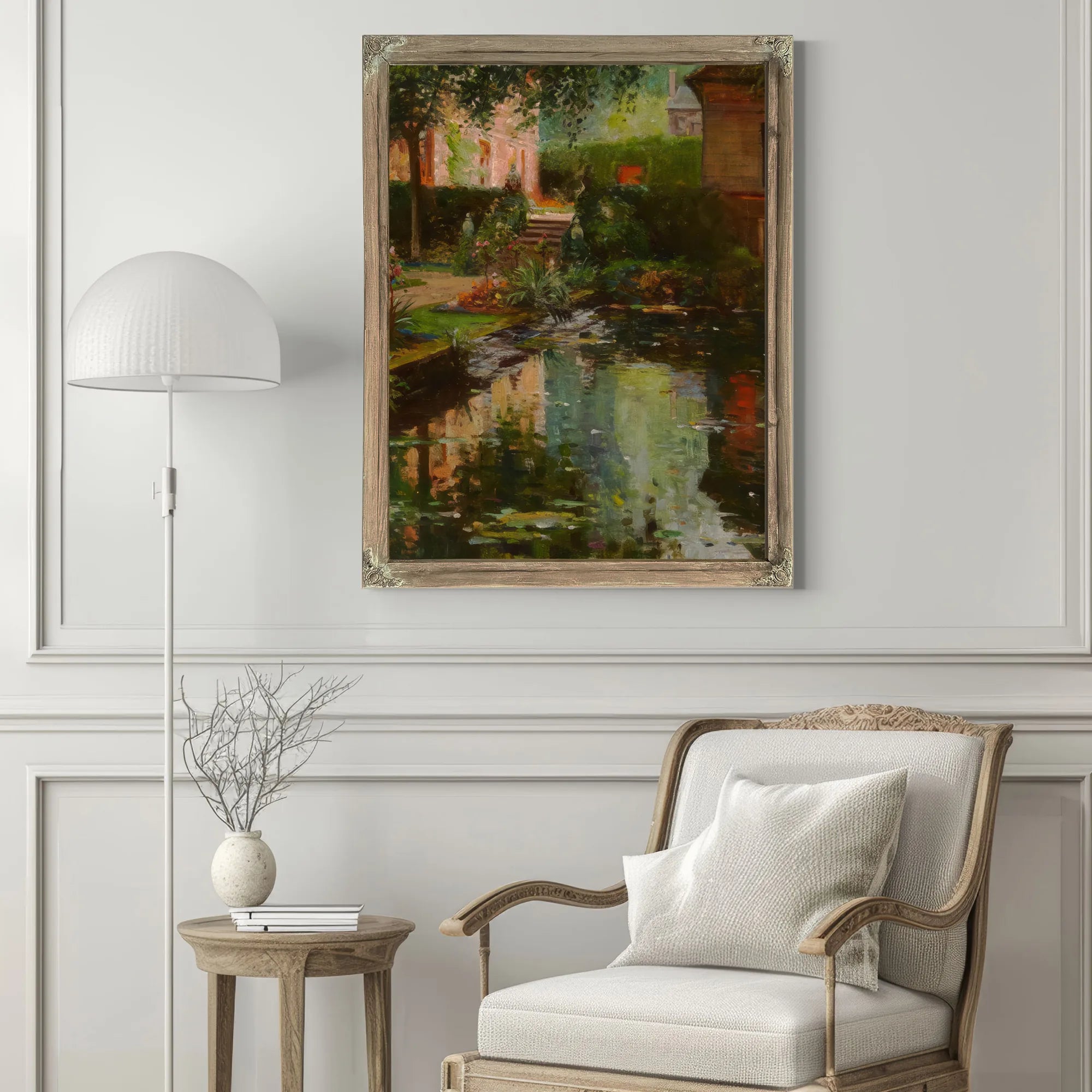 A Villa In Paris By Louis Aston Knight Fine Art Print