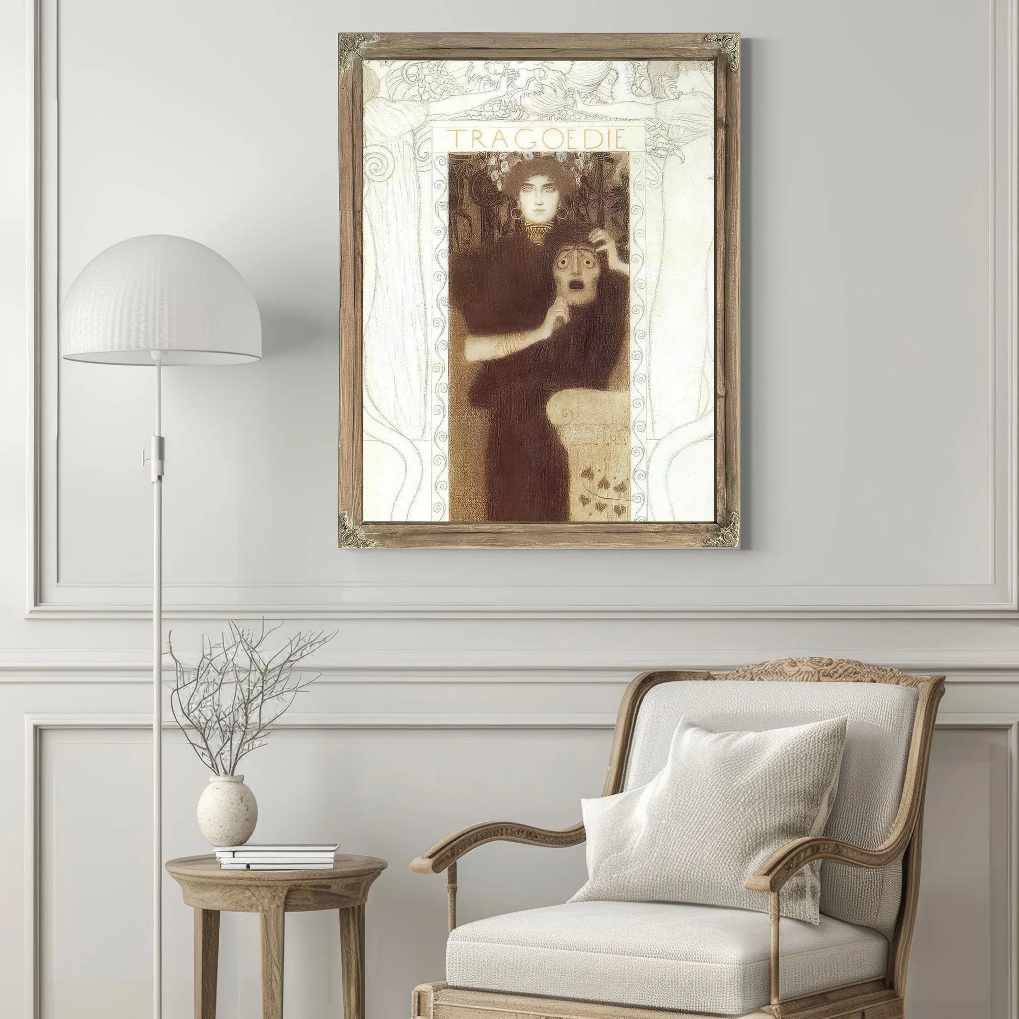 Final Drawing For The Allegory Of Tragedy By Gustav Klimt Fine Art Print