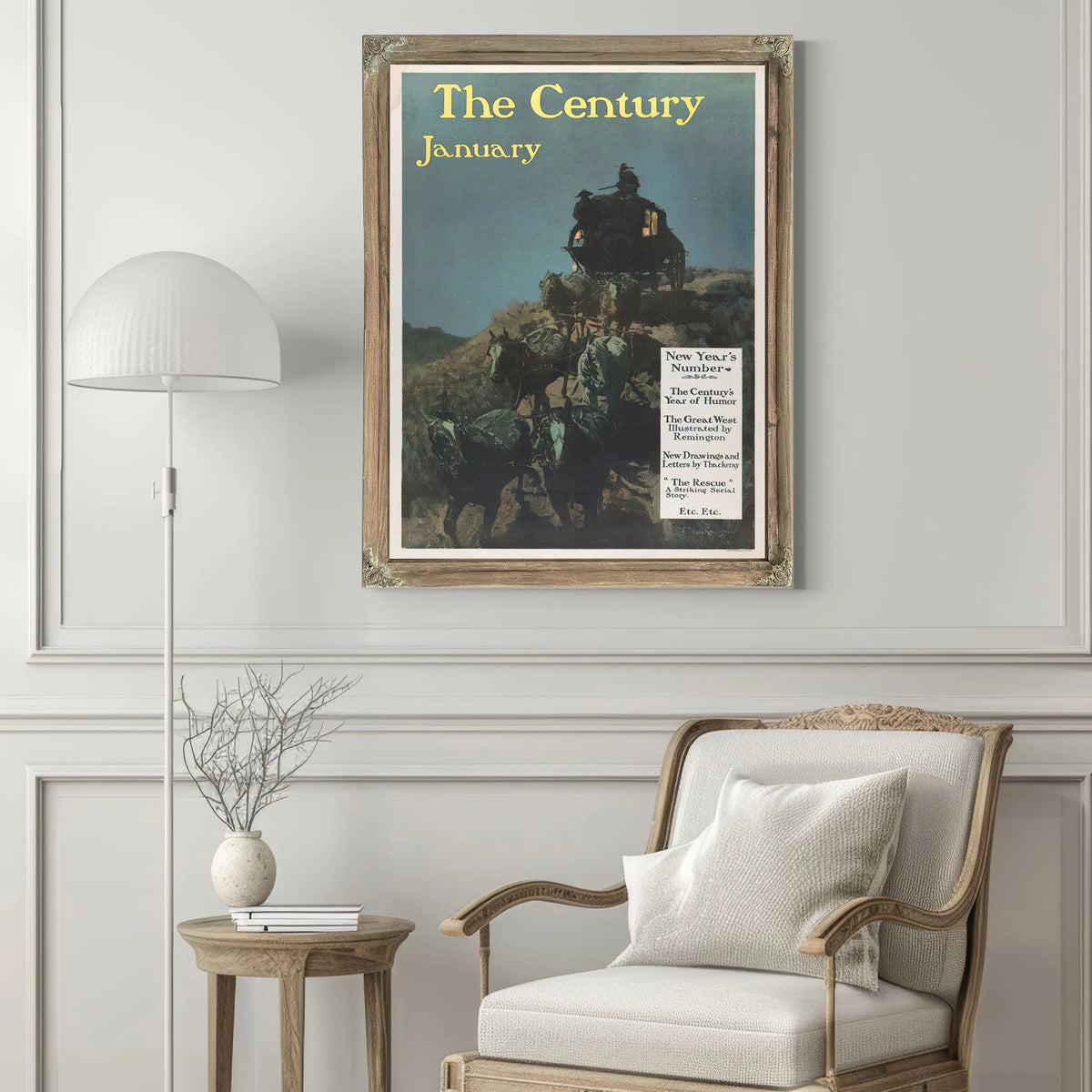 The Century New Years Number January by Frederic Remington