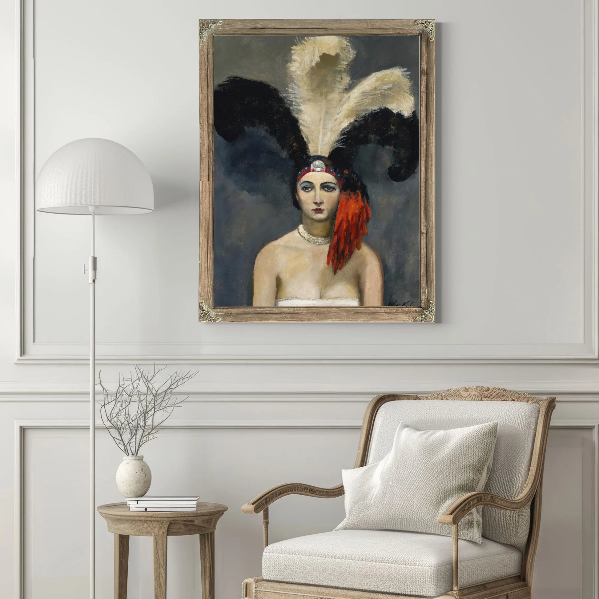 Plumes By Walt Kuhn Fine Art Print