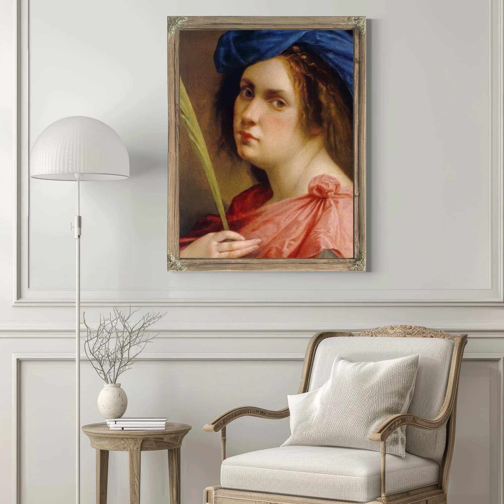 Self Portrait As A Female Martyr 1615 By Artemisia Gentileschi Fine Art Print
