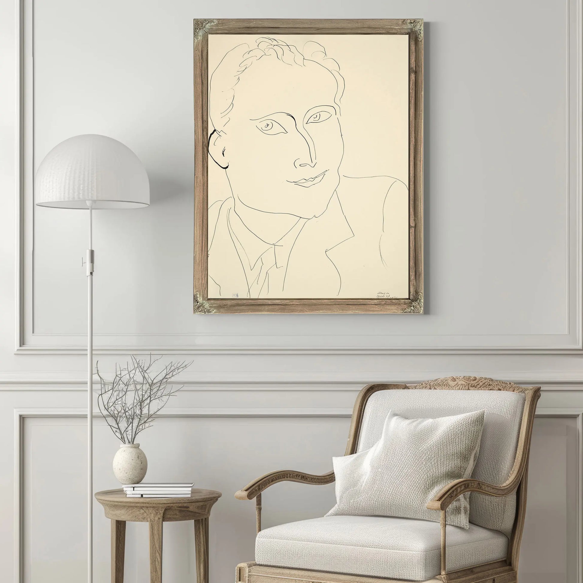Portrait Of Jean Cocteau by Henri Matisse