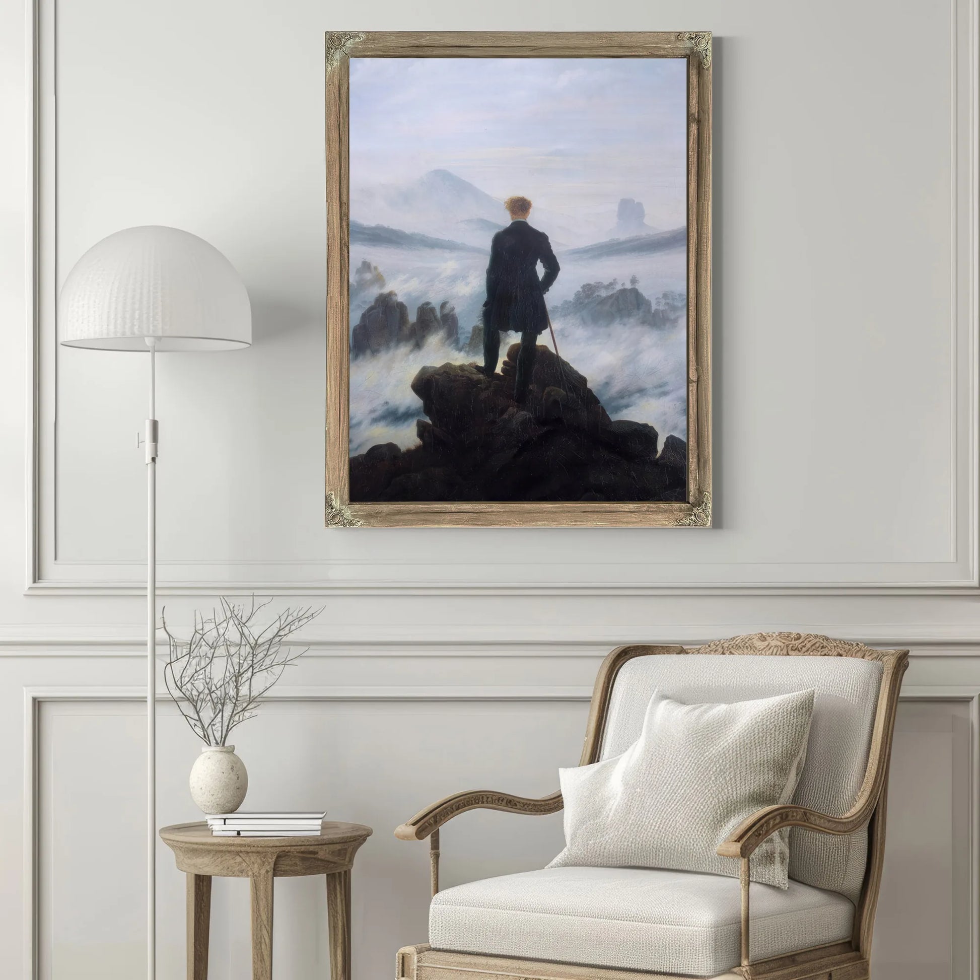 The Wanderer Above The Sea Of Fog 1818 By Caspar David Friedrich Fine Art Print