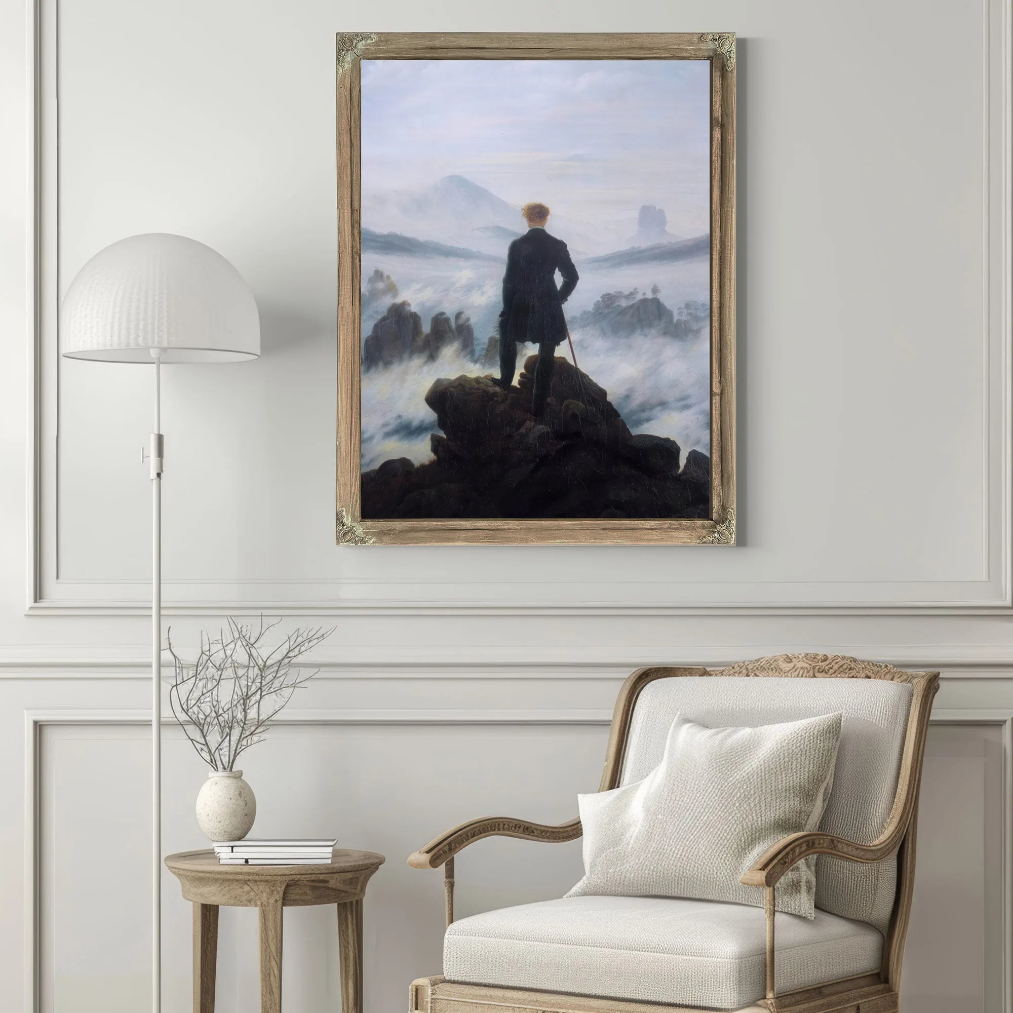 The Wanderer Above The Sea Of Fog 1818 By Caspar David Friedrich Fine Art Print