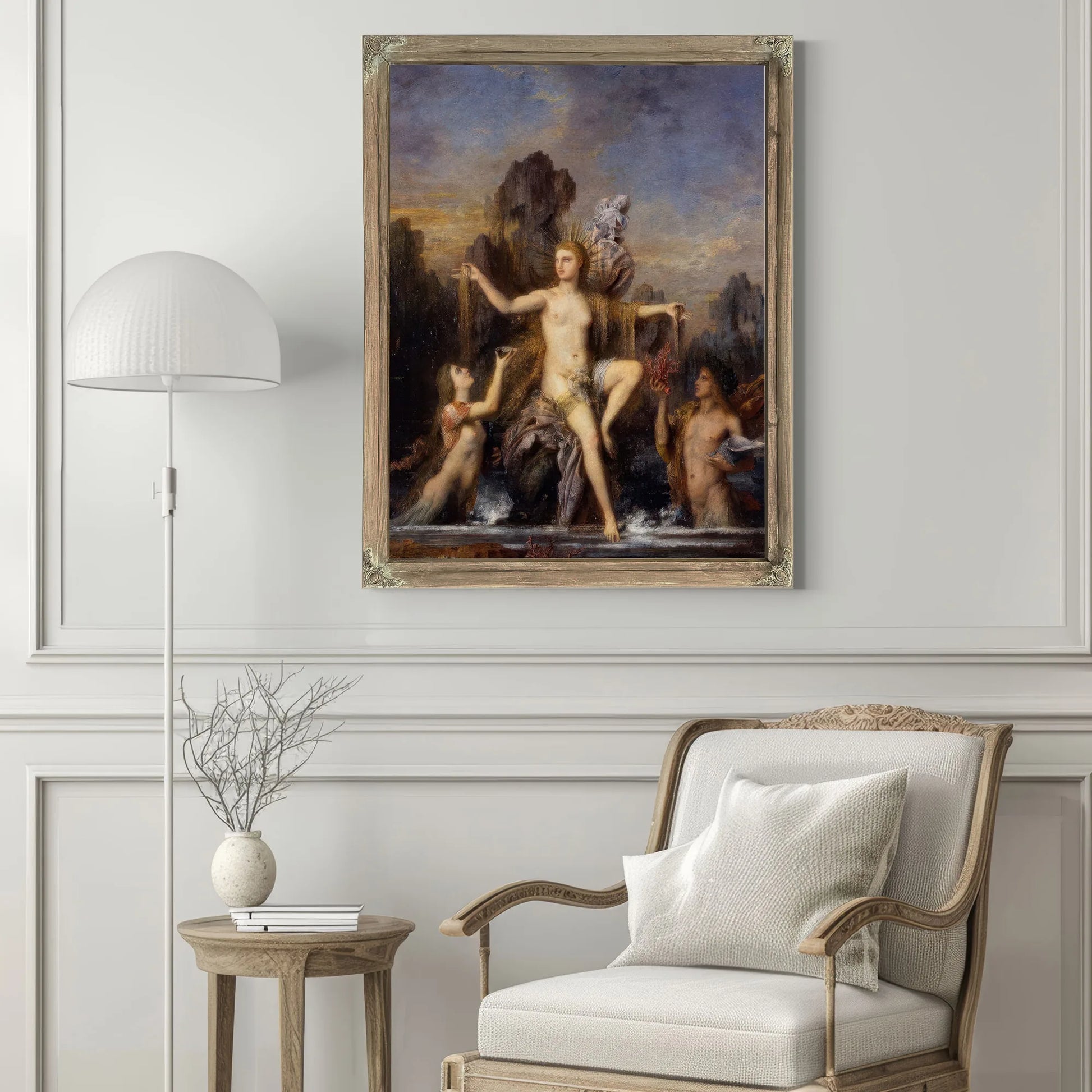 Venus Rising From The Sea 1866 By Gustave Moreau Fine Art Print