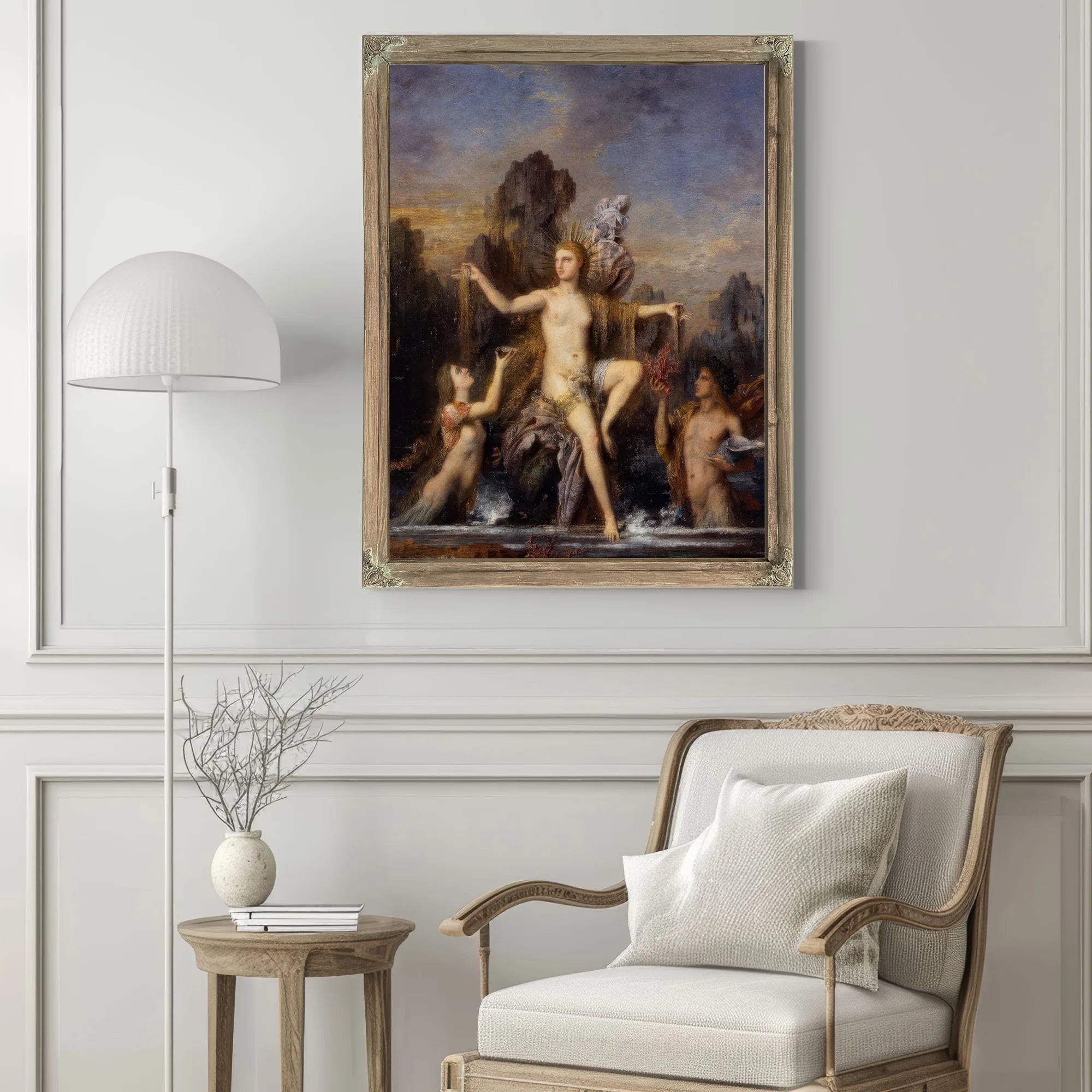 Venus Rising From The Sea 1866 By Gustave Moreau Fine Art Print
