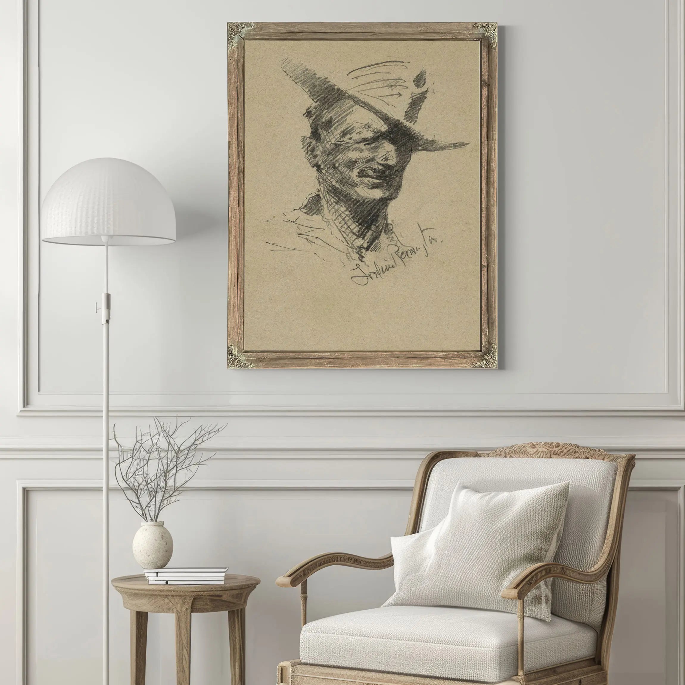 Self Portrait by Frederic Remington
