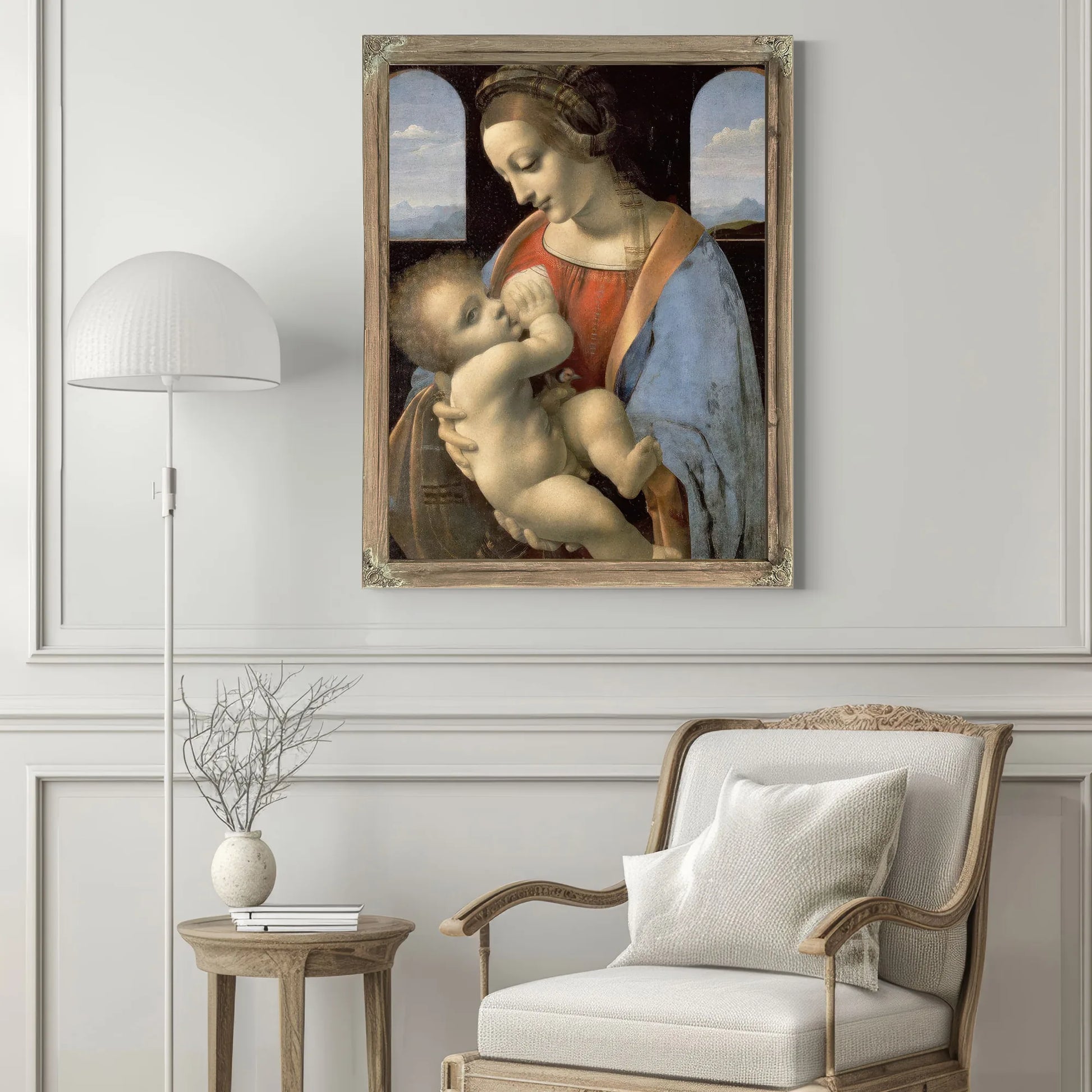 The Madonna Litta By Leonardo Da Vinci Fine Art Print