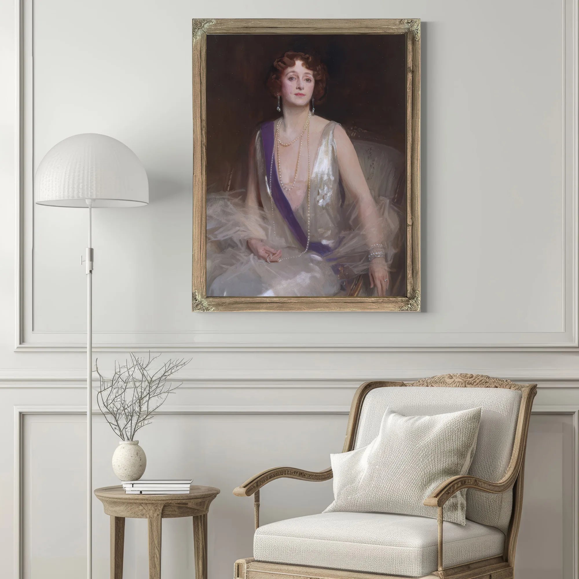 Grace Elvina, Marchioness Curzon Of Kedleston By John Singer Sargent Fine Art Print