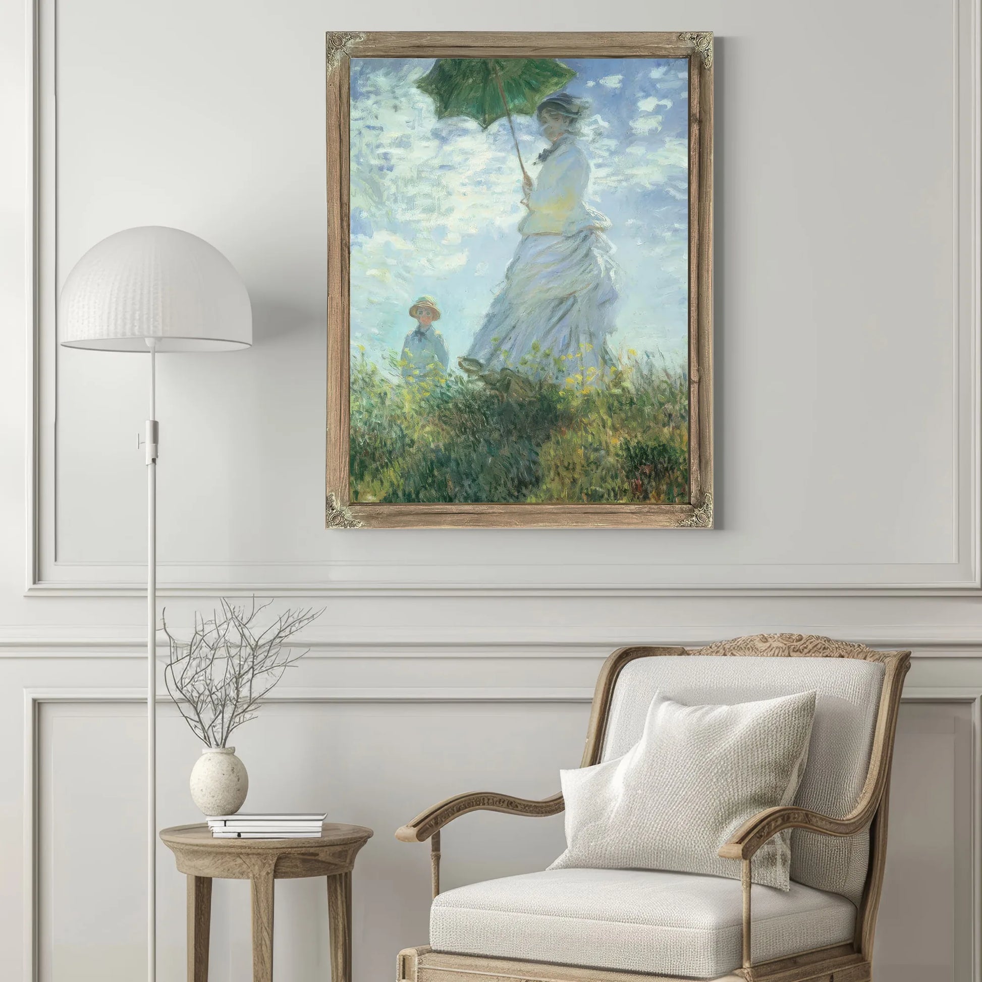 The Walk Lady With Parasol By Claude Monet Fine Art Print