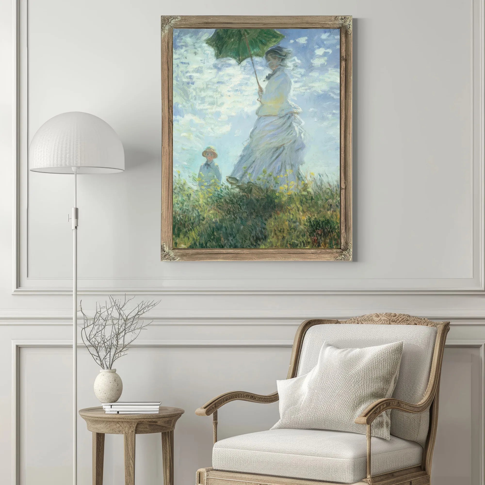 The Walk Lady With Parasol By Claude Monet Fine Art Print