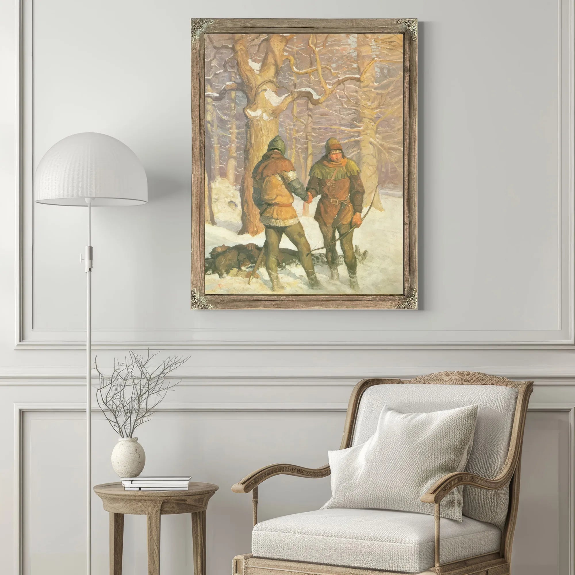 The Black Arrow Flieth Nevermore By NC Wyeth Fine Art Print