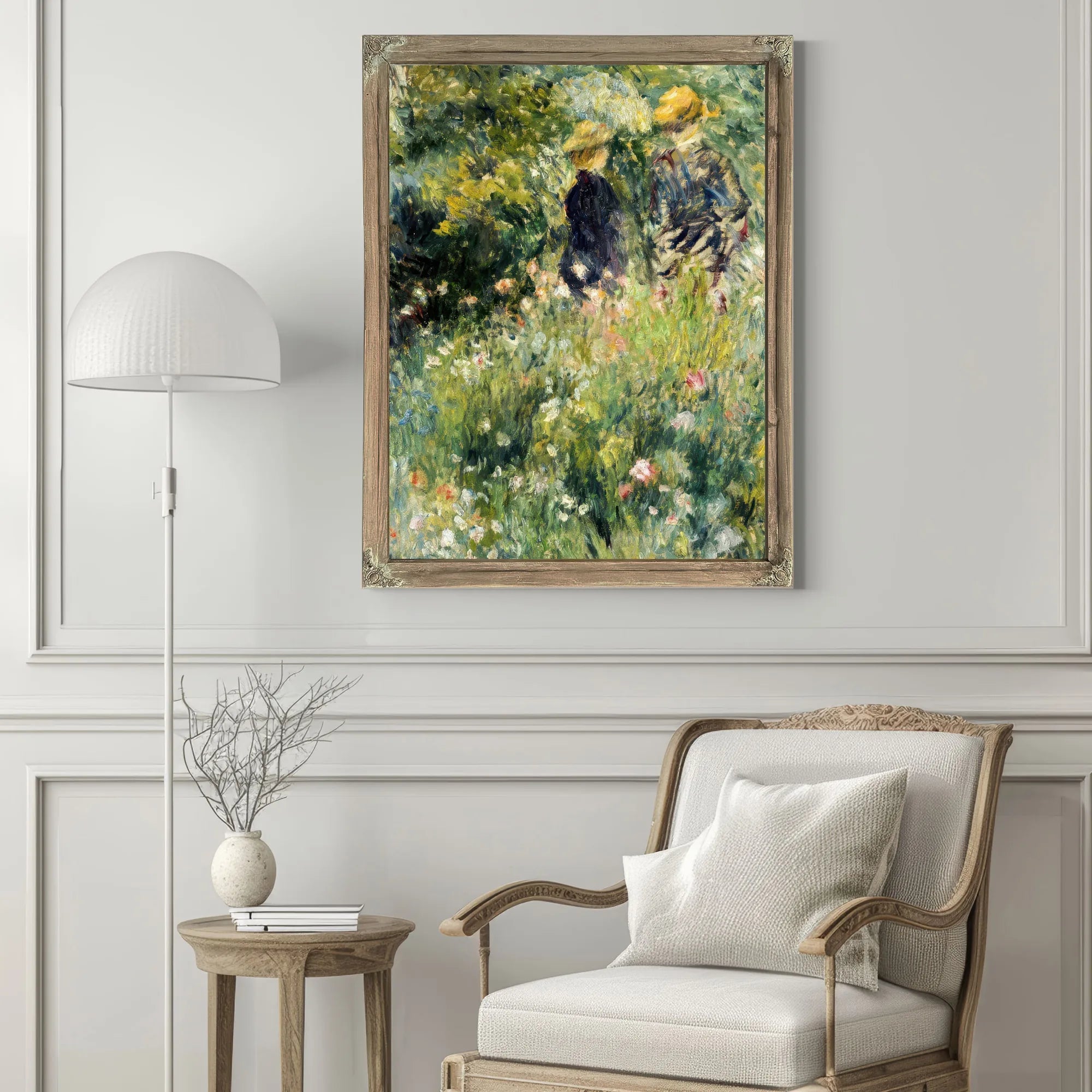 Conversation Dans Une Roseraie By Pierre Auguste Renoir Fine Art Print