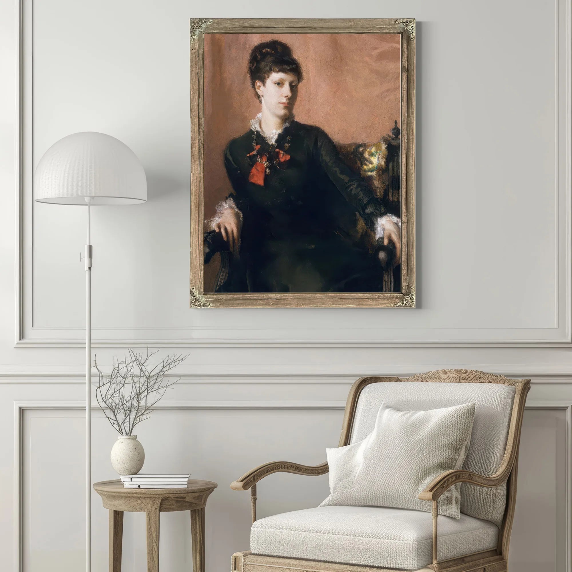 Portrait Of Frances Sherborne Ridley Watts By John Singer Sargent Fine Art Print