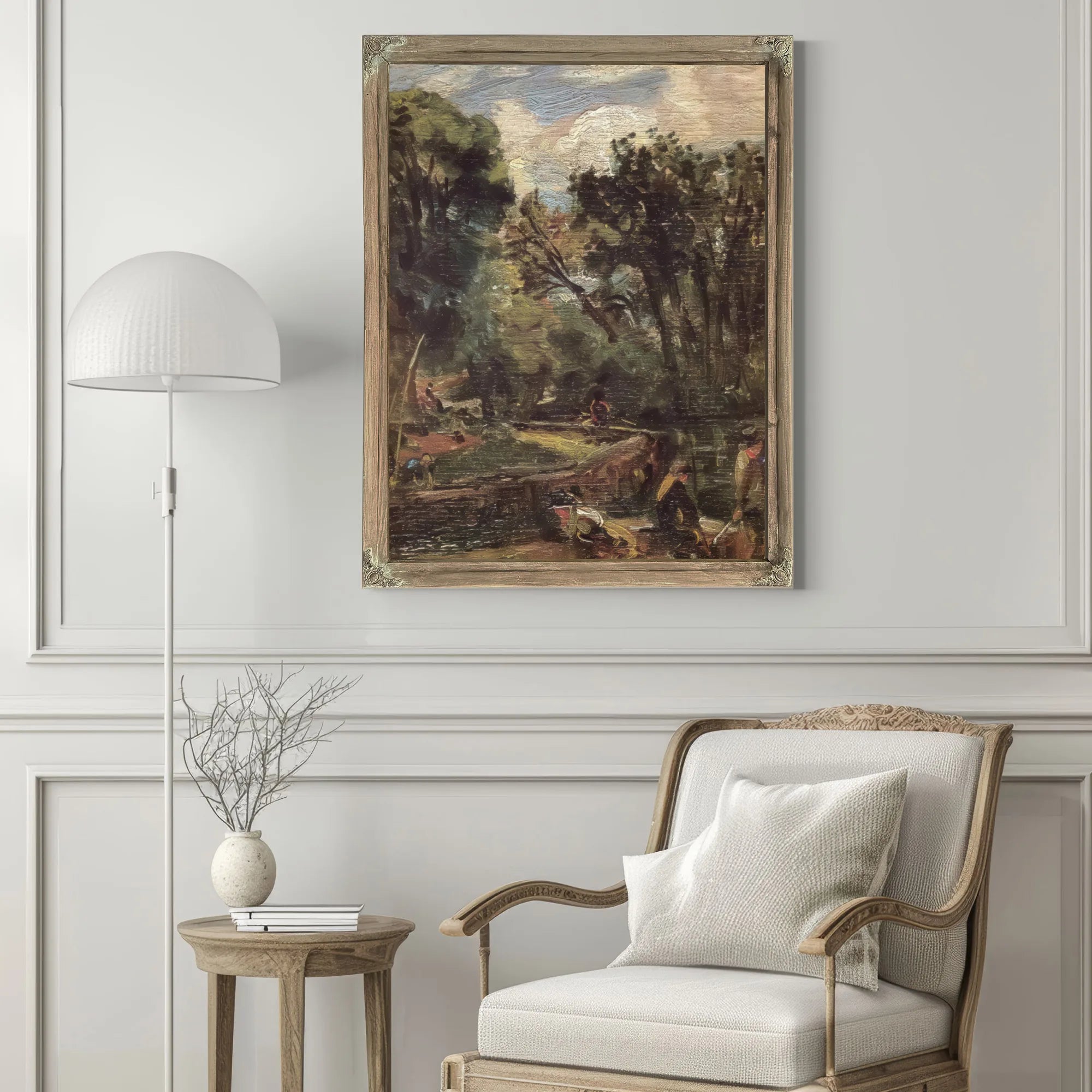 Study For Stratford Mill By John Constable Fine Art Print