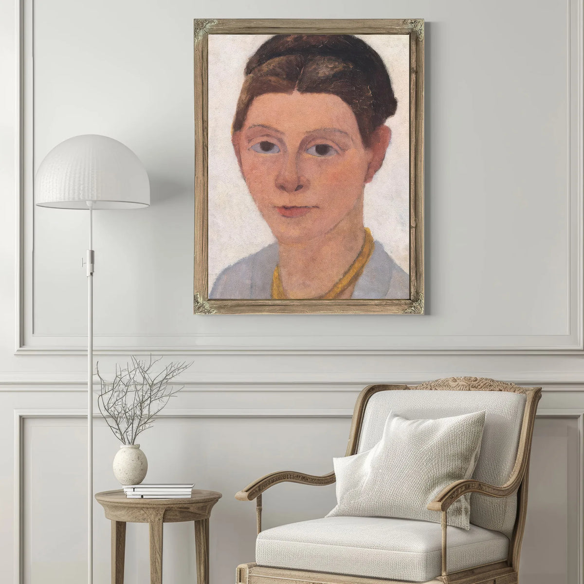Self Portrait With Amber Necklace By Paula Modersohn Becker