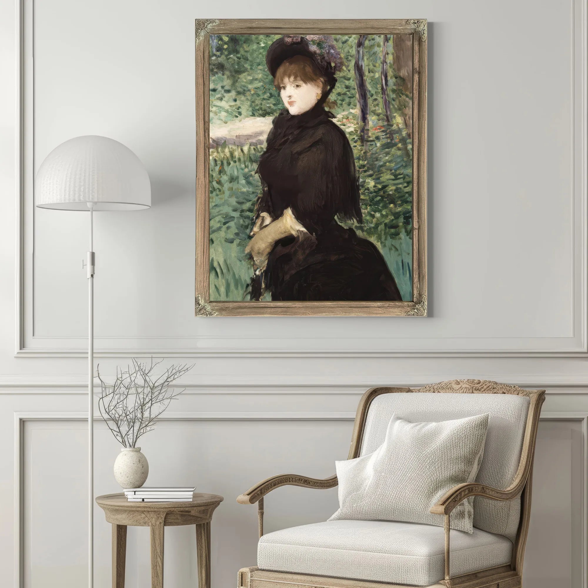 The Walk By Edouard Manet Fine Art Print
