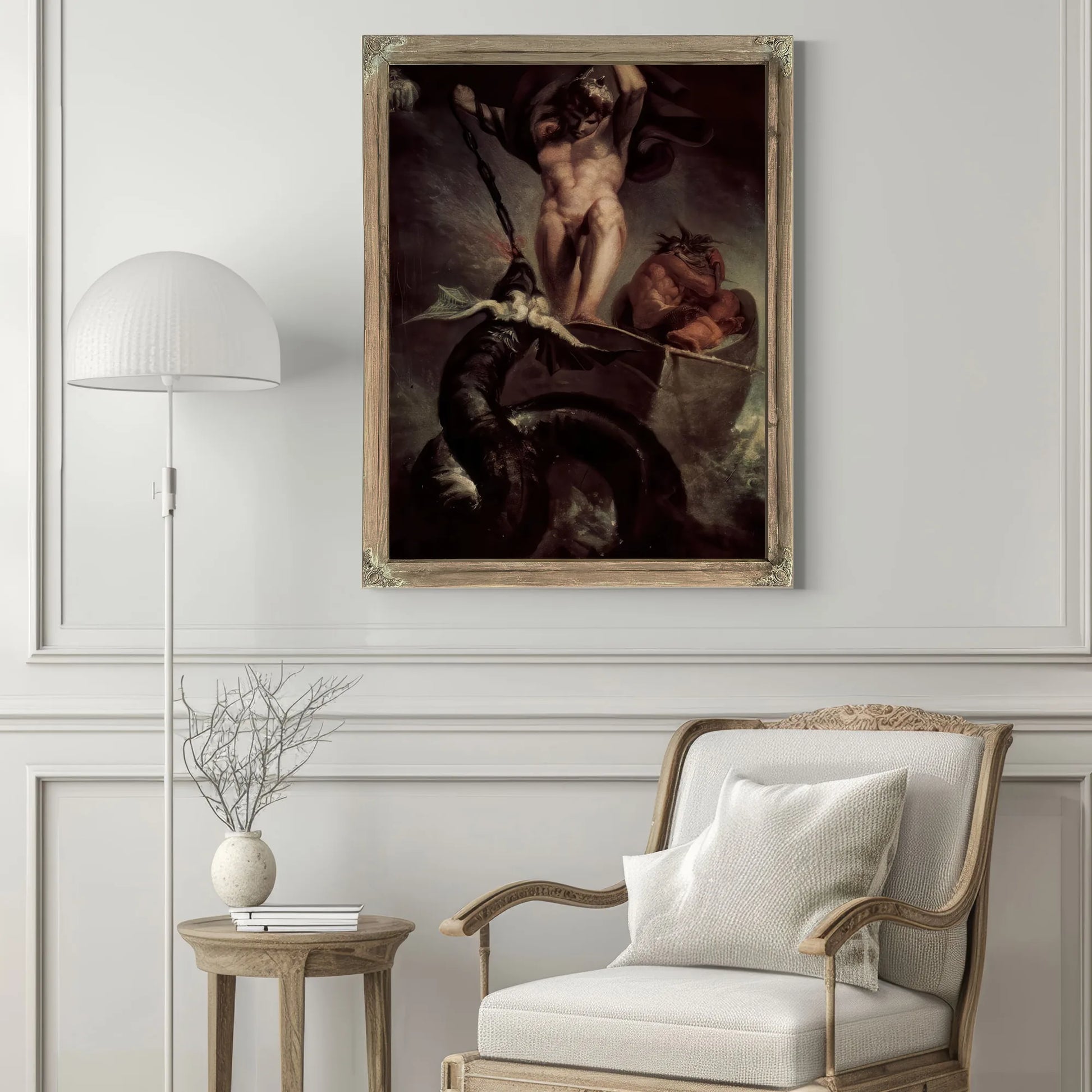 The Battle Of Thor With The Serpent Of Midgard By Henry Fuseli Fine Art Print