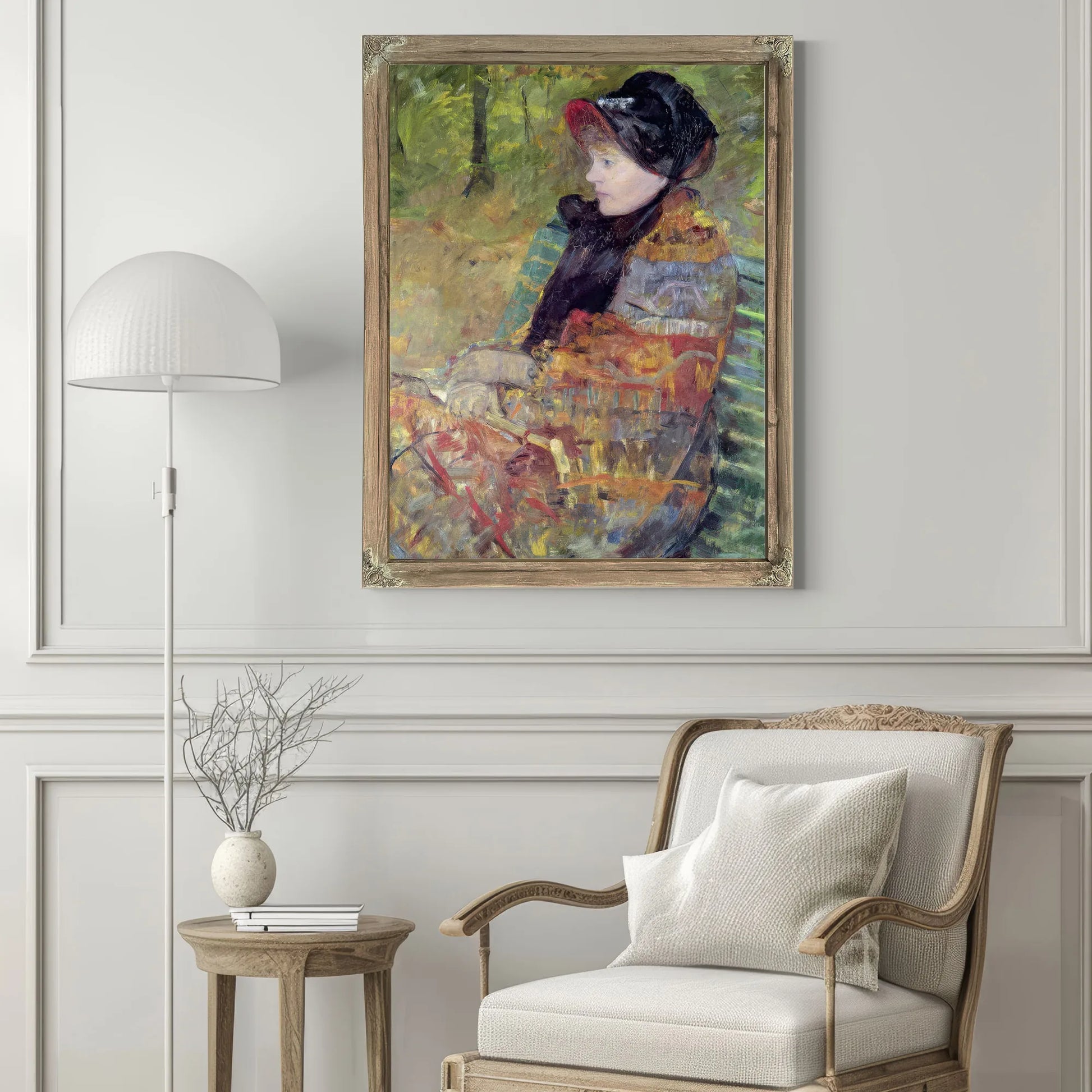 Portrait Of Mlle C. Lydia Cassatt 1 By Mary Cassatt Fine Art Print