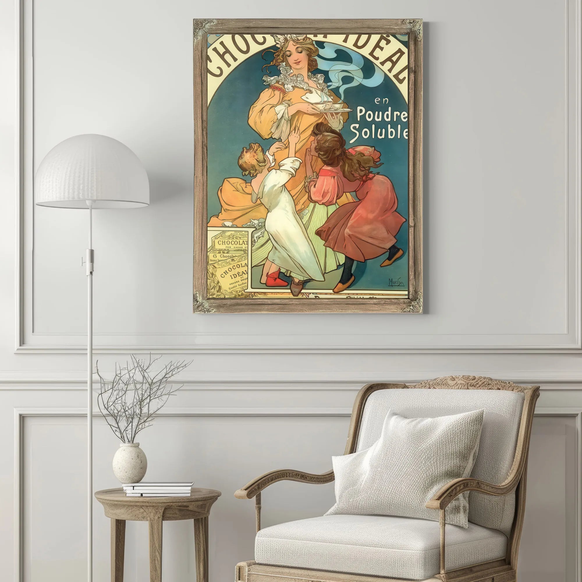Chocolat Ideal By Alphonse Mucha Fine Art Print