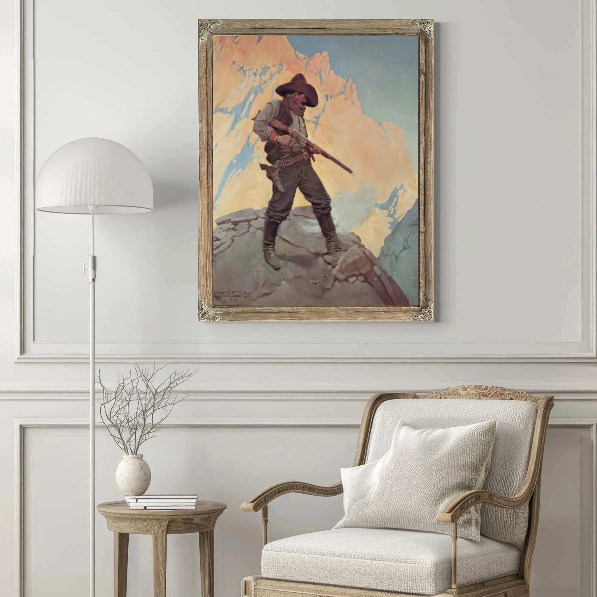 The Last Stand By NC Wyeth Fine Art Print