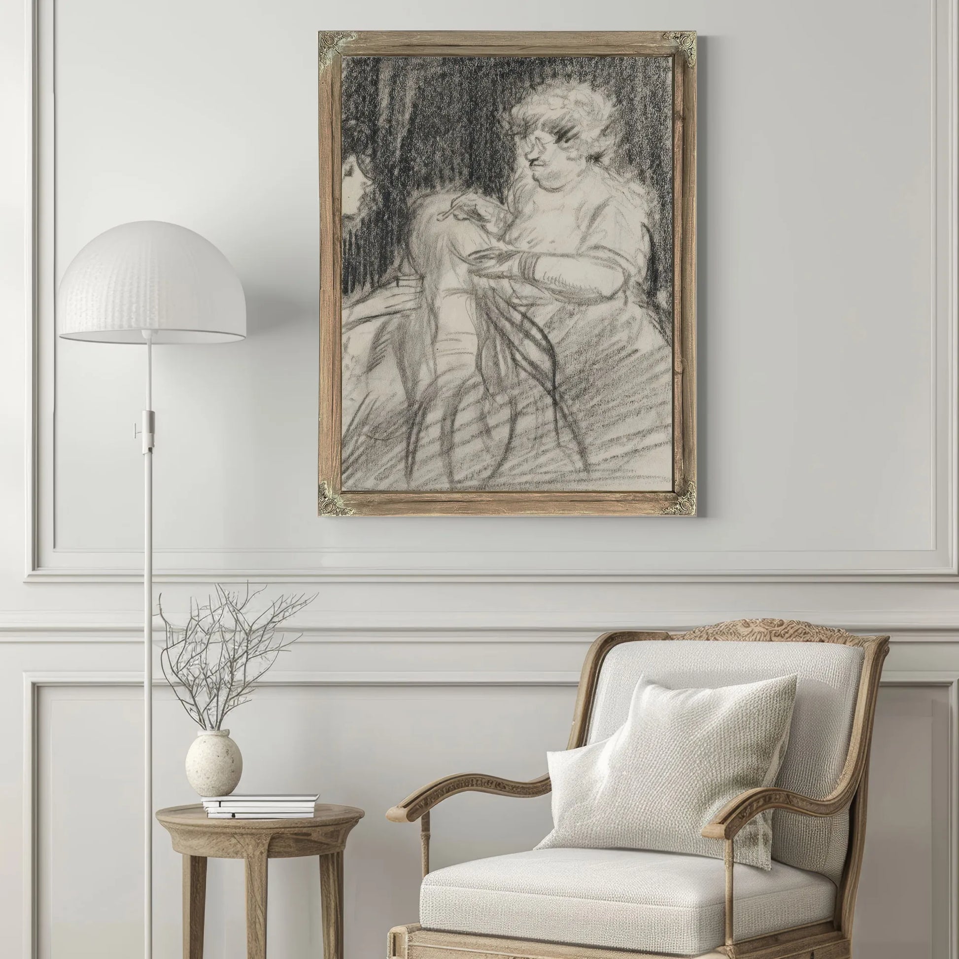Study For Hairdresser's Window By John Sloan Fine Art Print