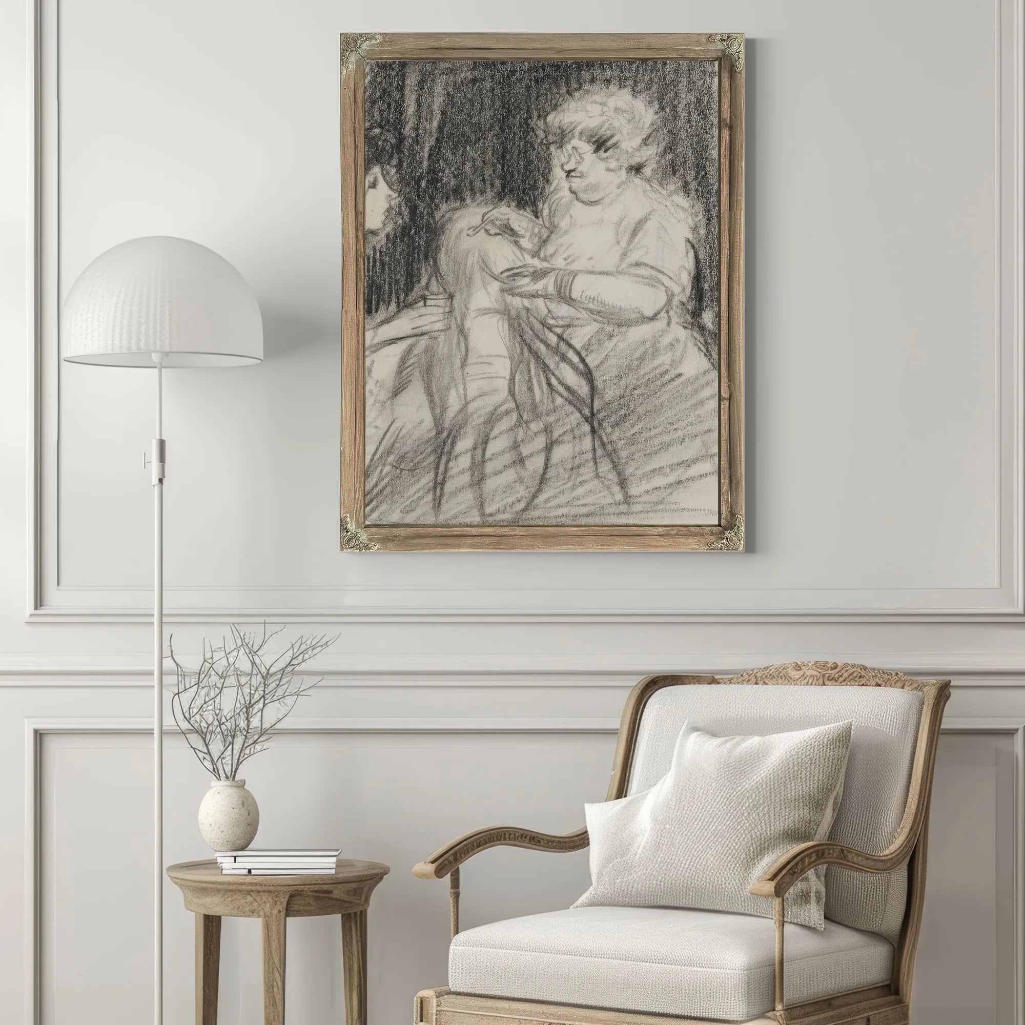 Study For Hairdresser's Window By John Sloan Fine Art Print