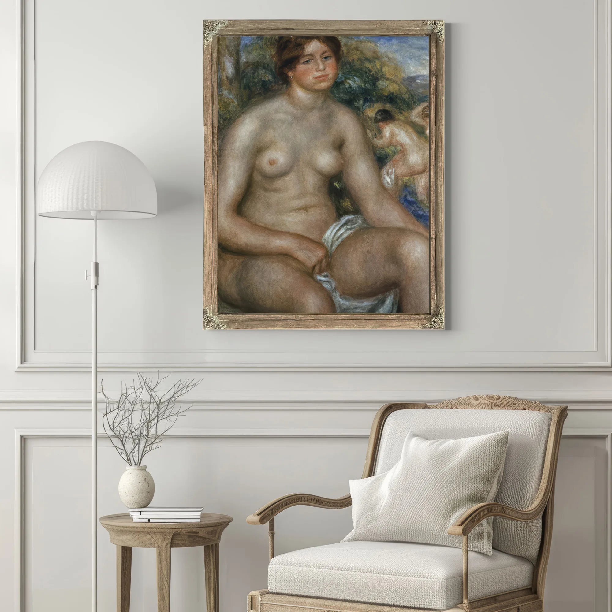 Seated Nude 1 By Pierre Auguste Renoir Fine Art Print